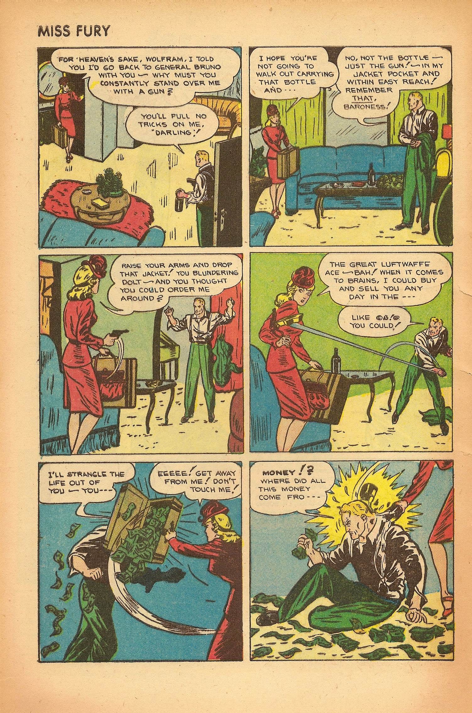 Read online Miss Fury Comics comic -  Issue #7 - 8