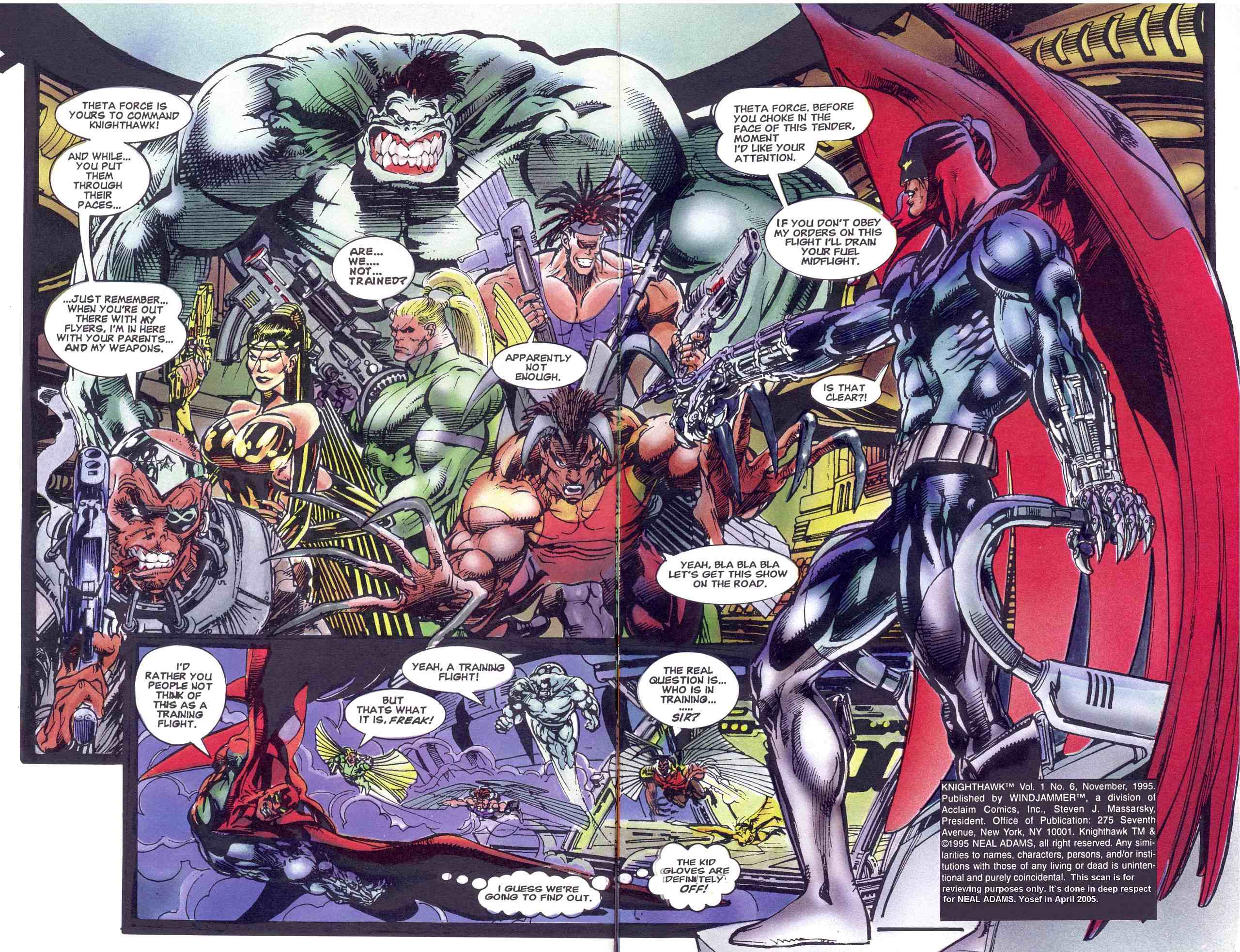 Read online Knighthawk comic -  Issue #6 - 3