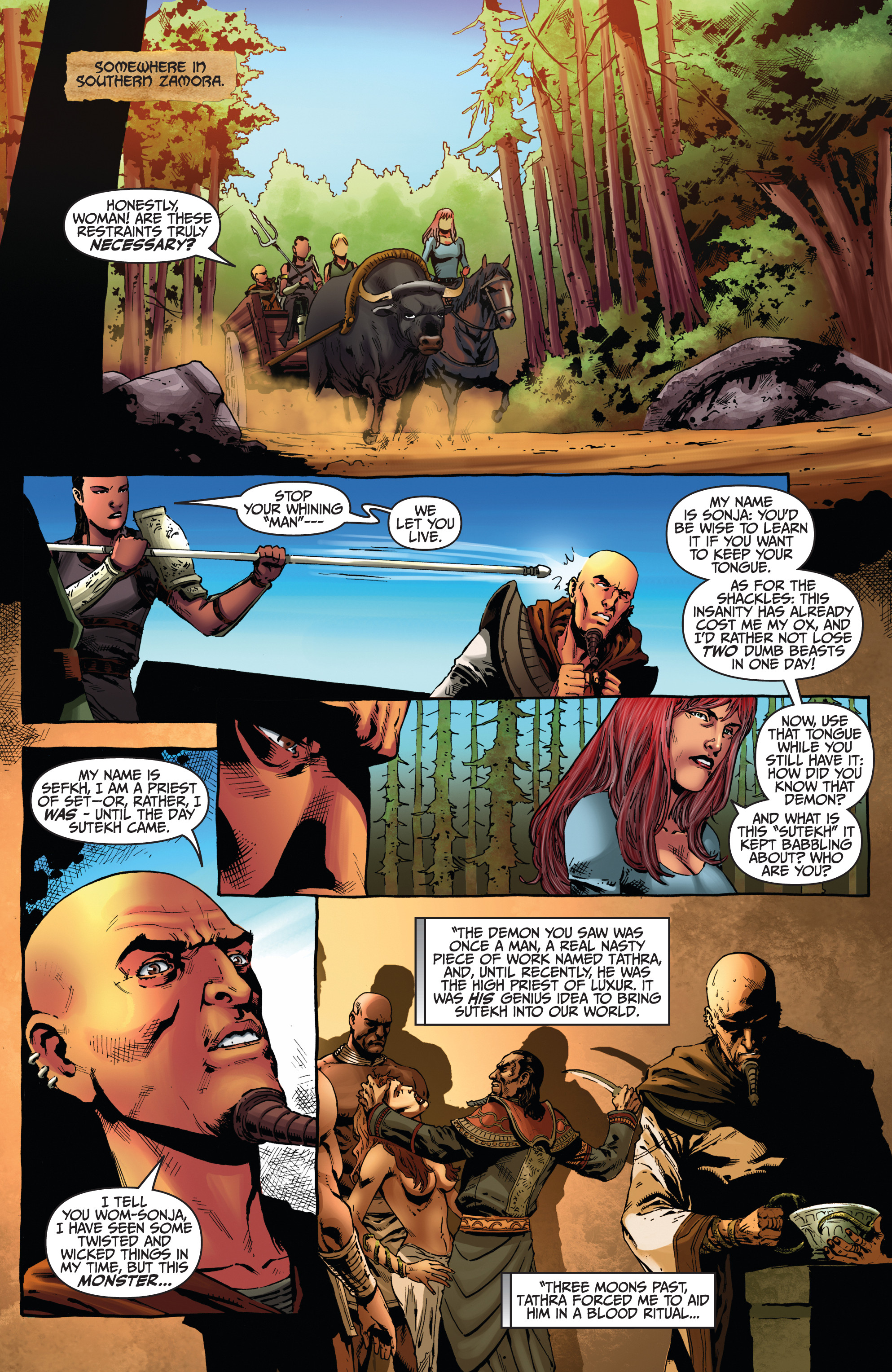 Read online Red Sonja: Vulture's Circle comic -  Issue # _TPB - 28