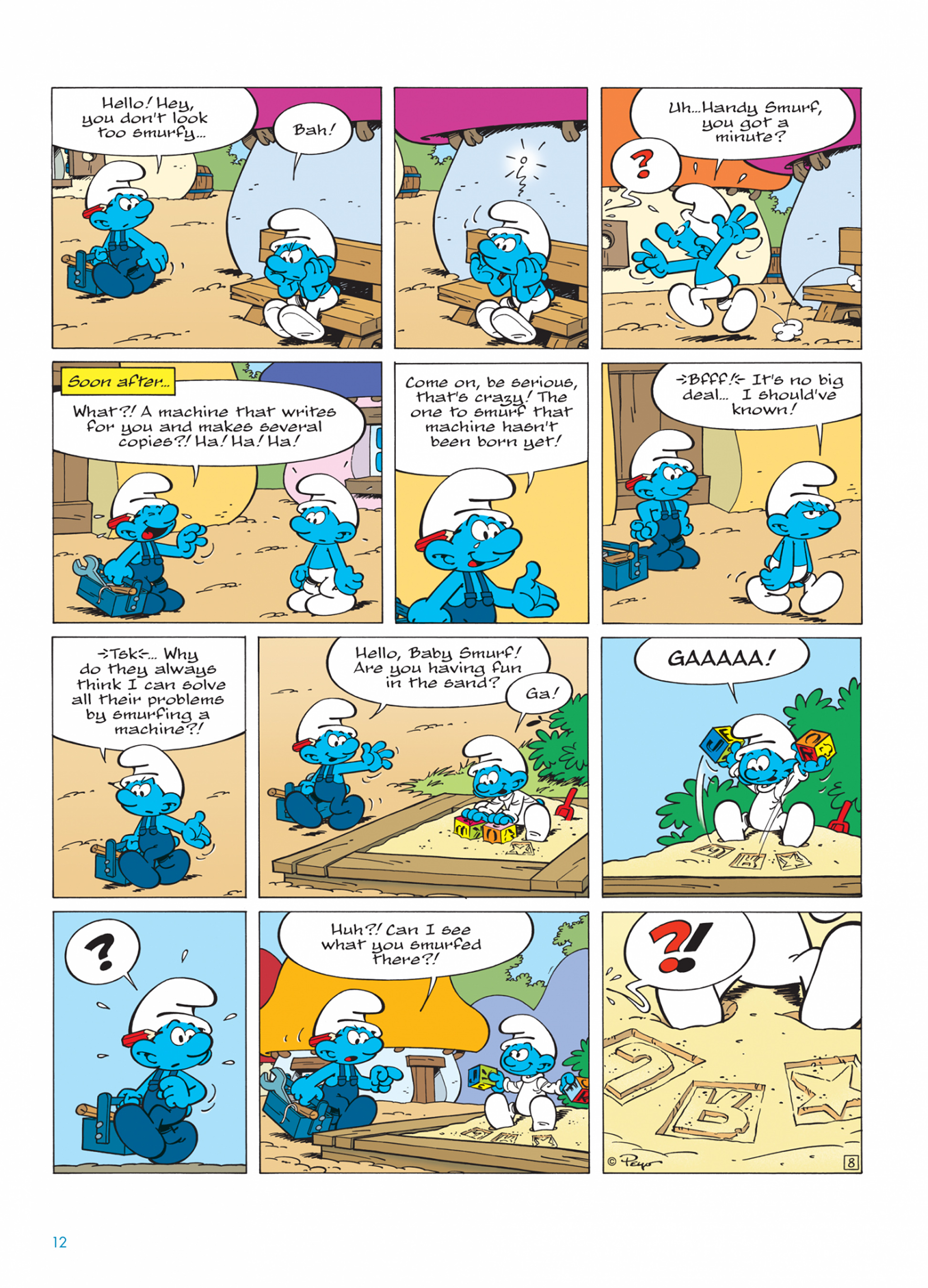 Read online The Smurfs comic -  Issue #24 - 12