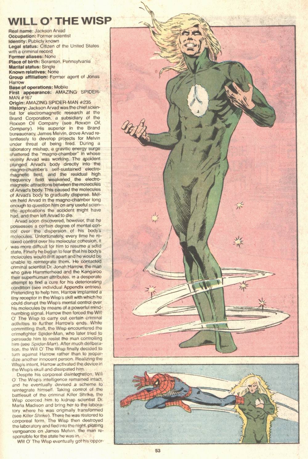 Read online The Official Handbook of the Marvel Universe Deluxe Edition comic -  Issue #14 - 55