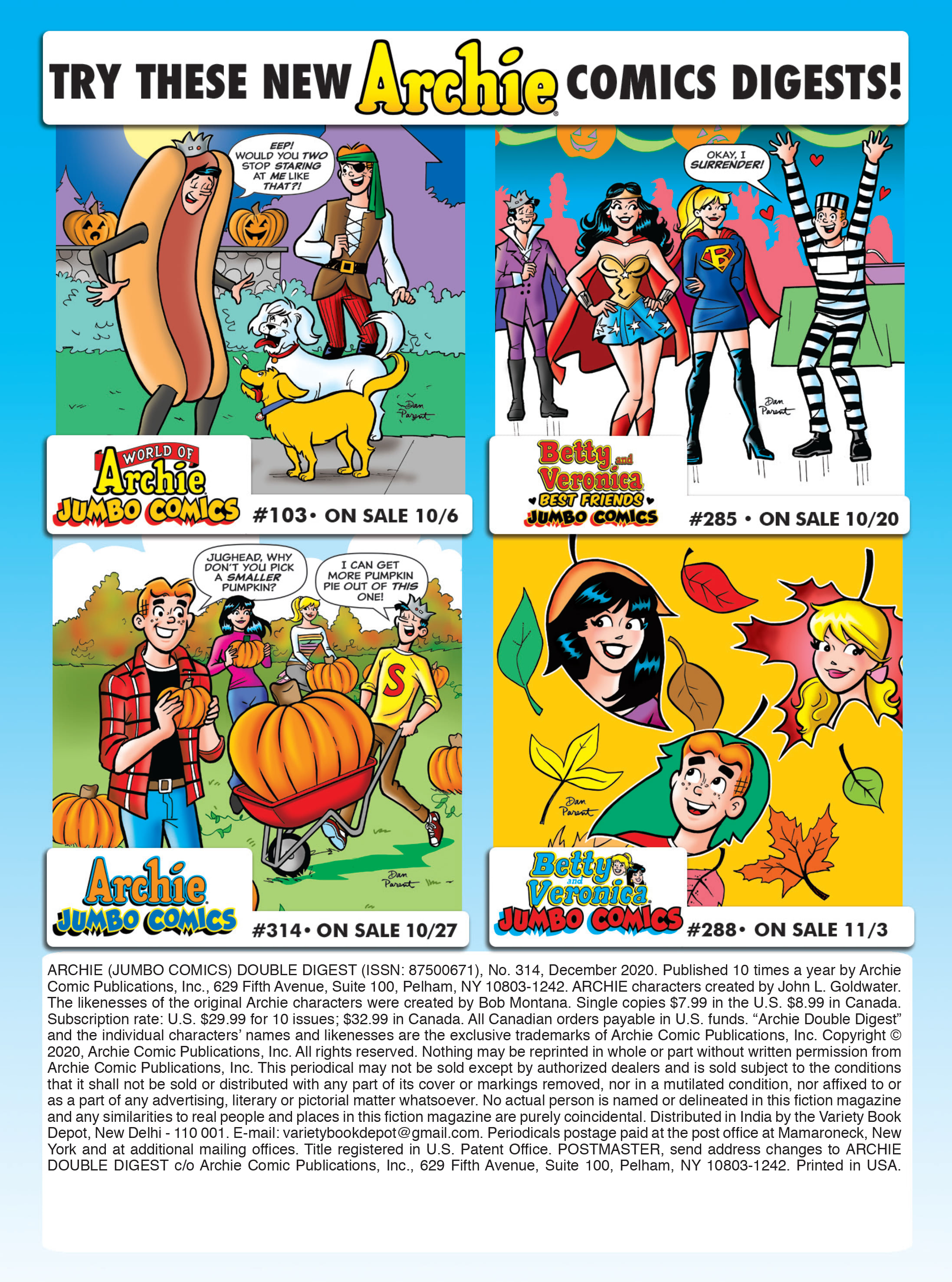 Read online Archie's Double Digest Magazine comic -  Issue #314 - 181
