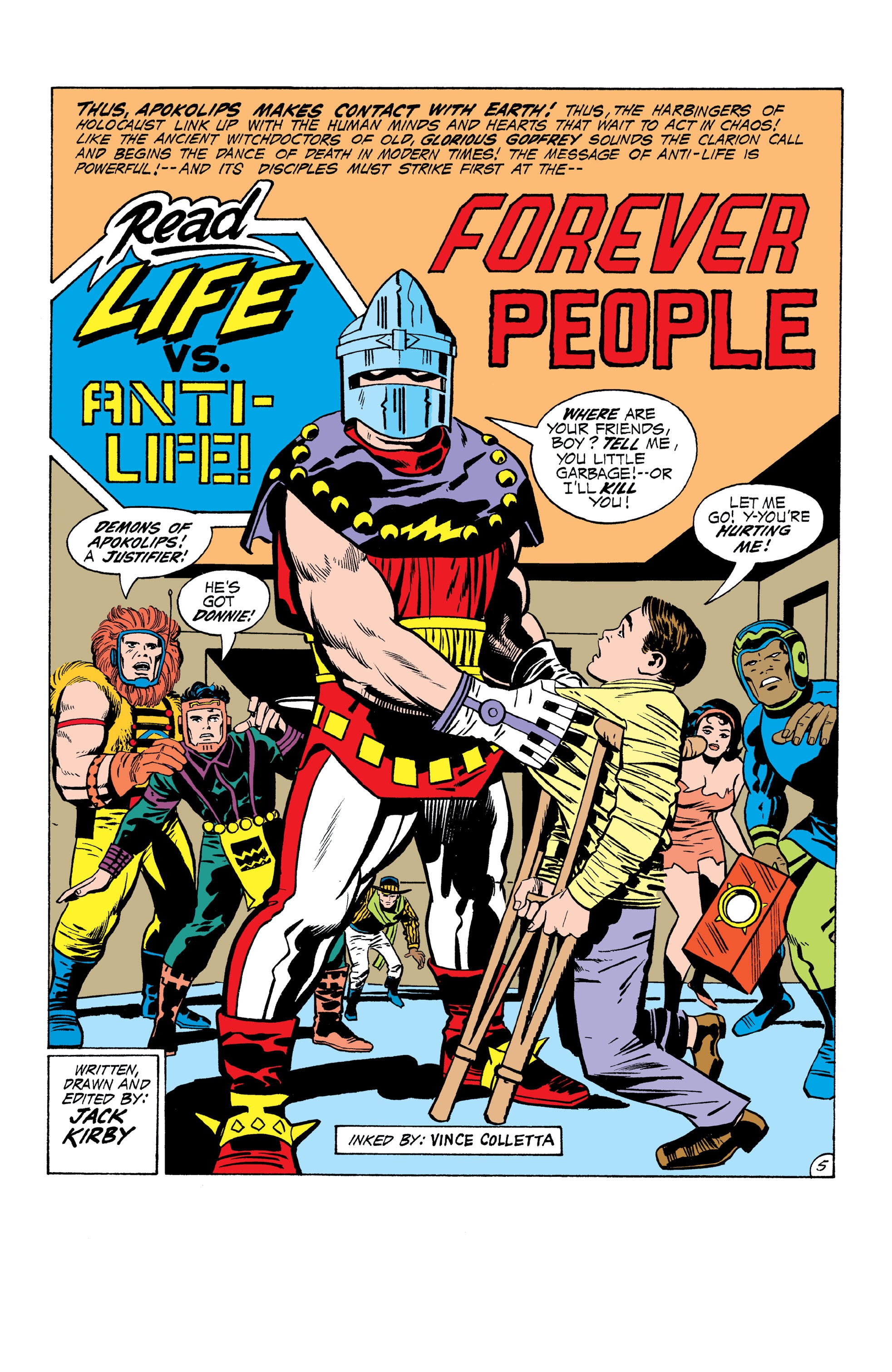 Read online The Forever People comic -  Issue #3 - 5