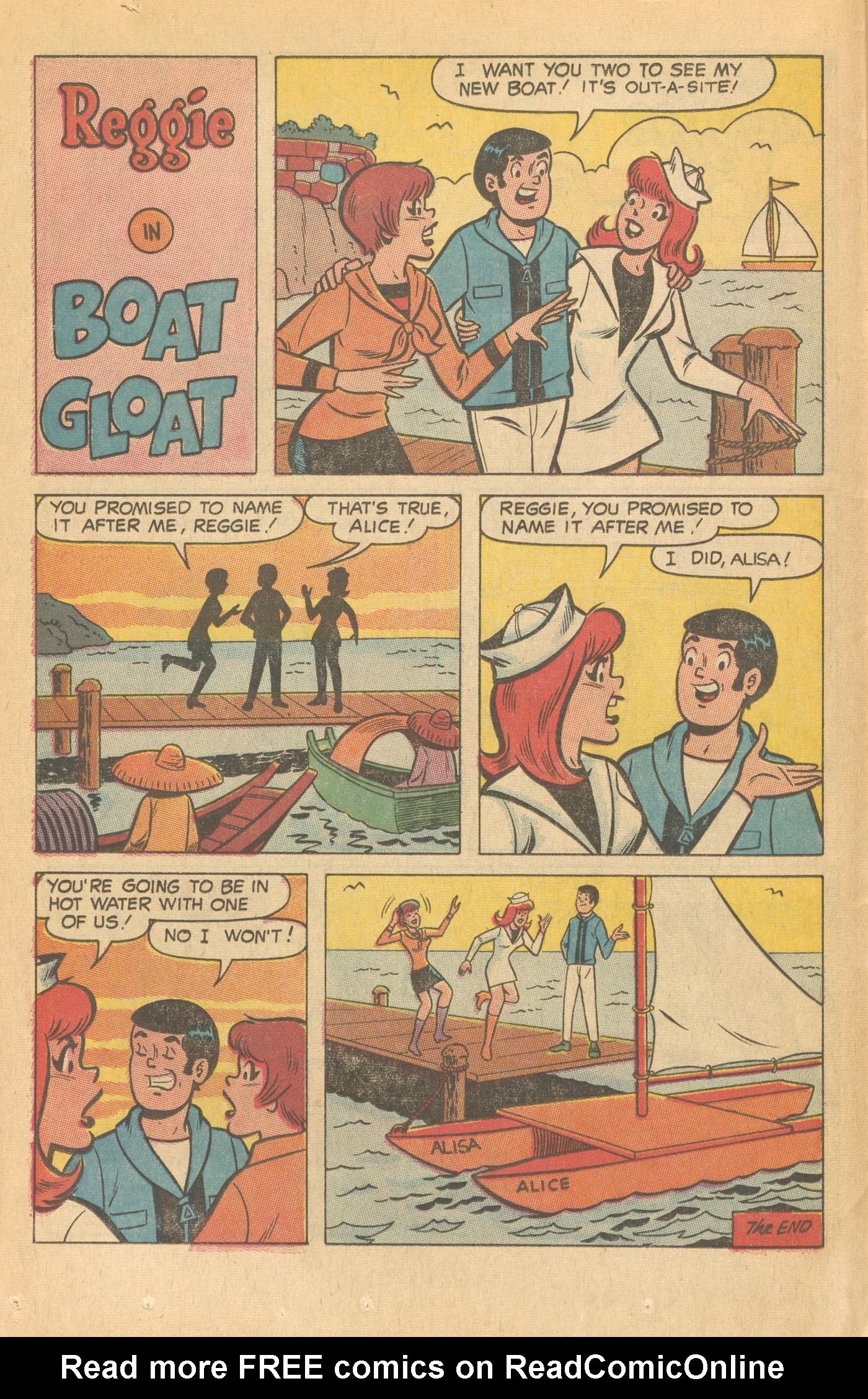 Read online Reggie's Wise Guy Jokes comic -  Issue #18 - 14