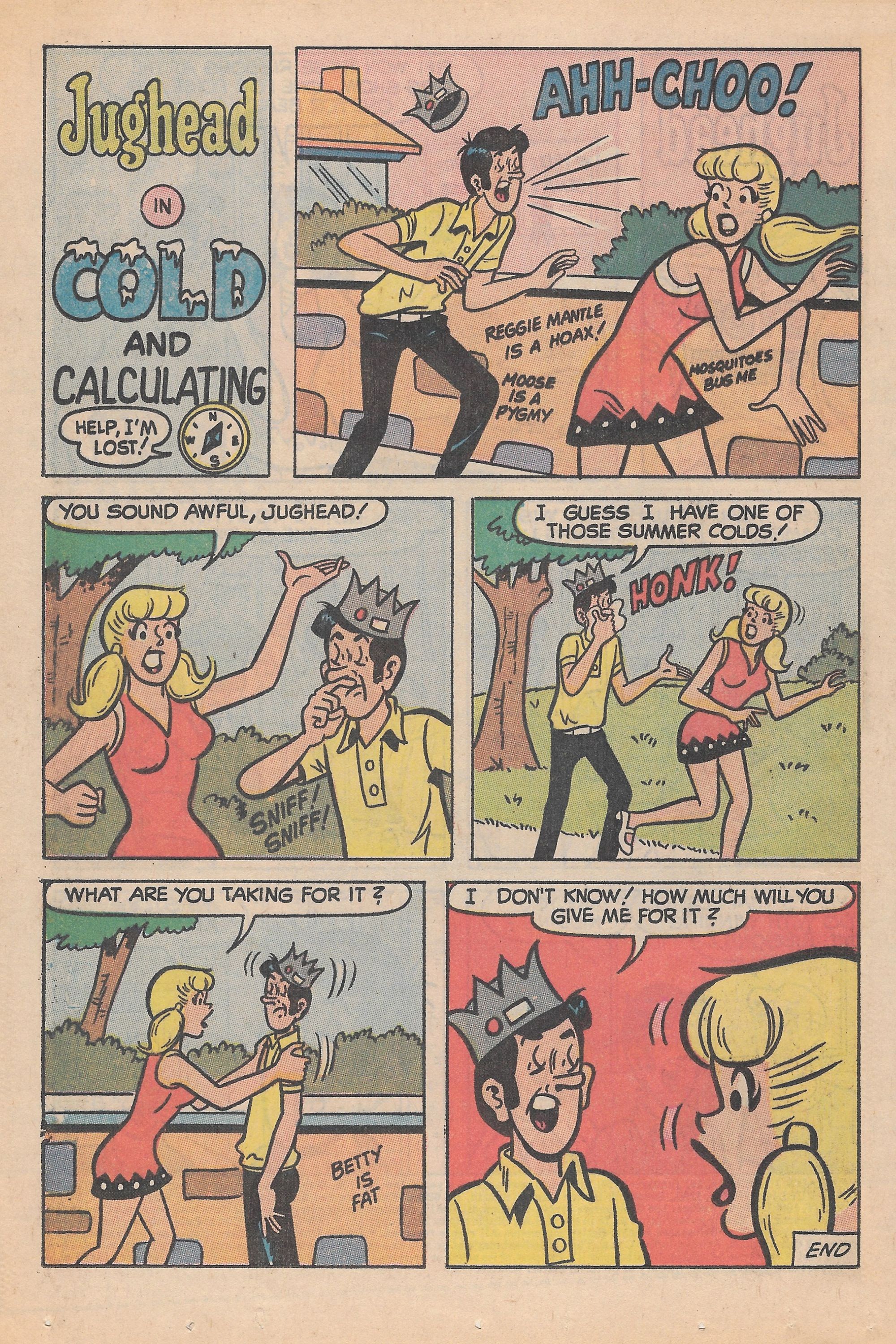 Read online Jughead's Jokes comic -  Issue #16 - 4