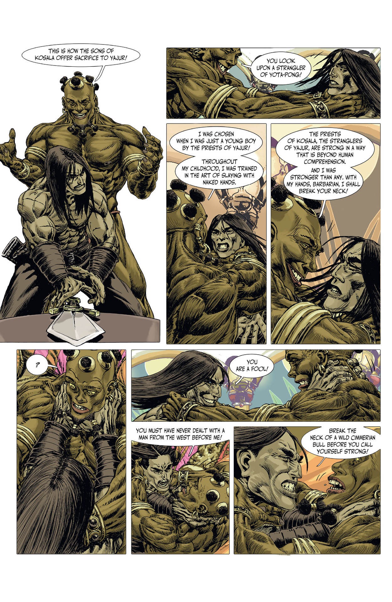 Read online The Cimmerian comic -  Issue # TPB 3 - 110