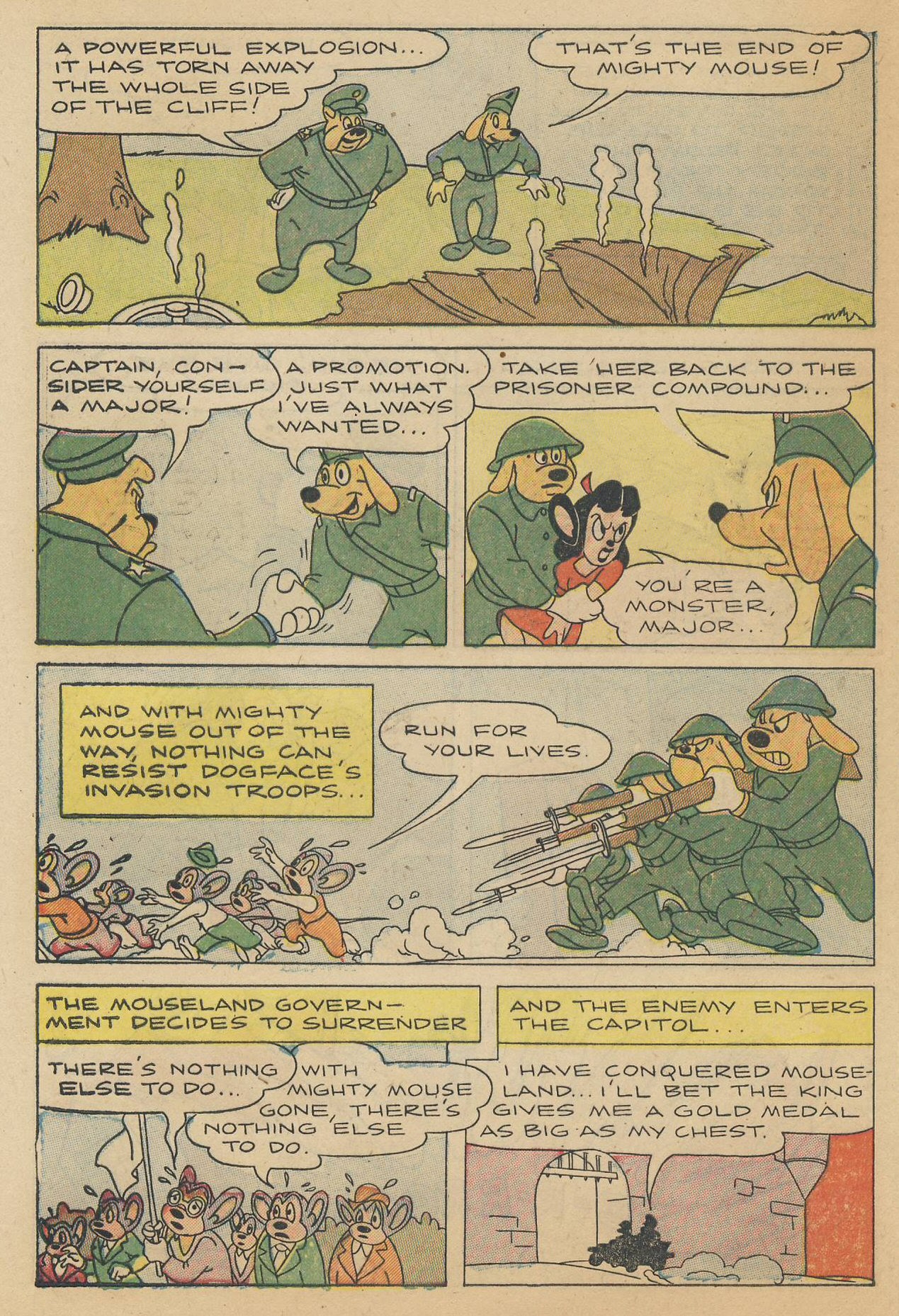 Read online Paul Terry's Mighty Mouse Comics comic -  Issue #45 - 92