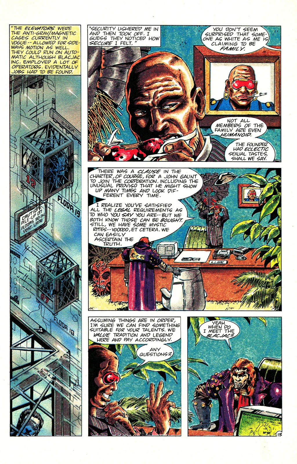 Read online Grimjack comic -  Issue #57 - 17