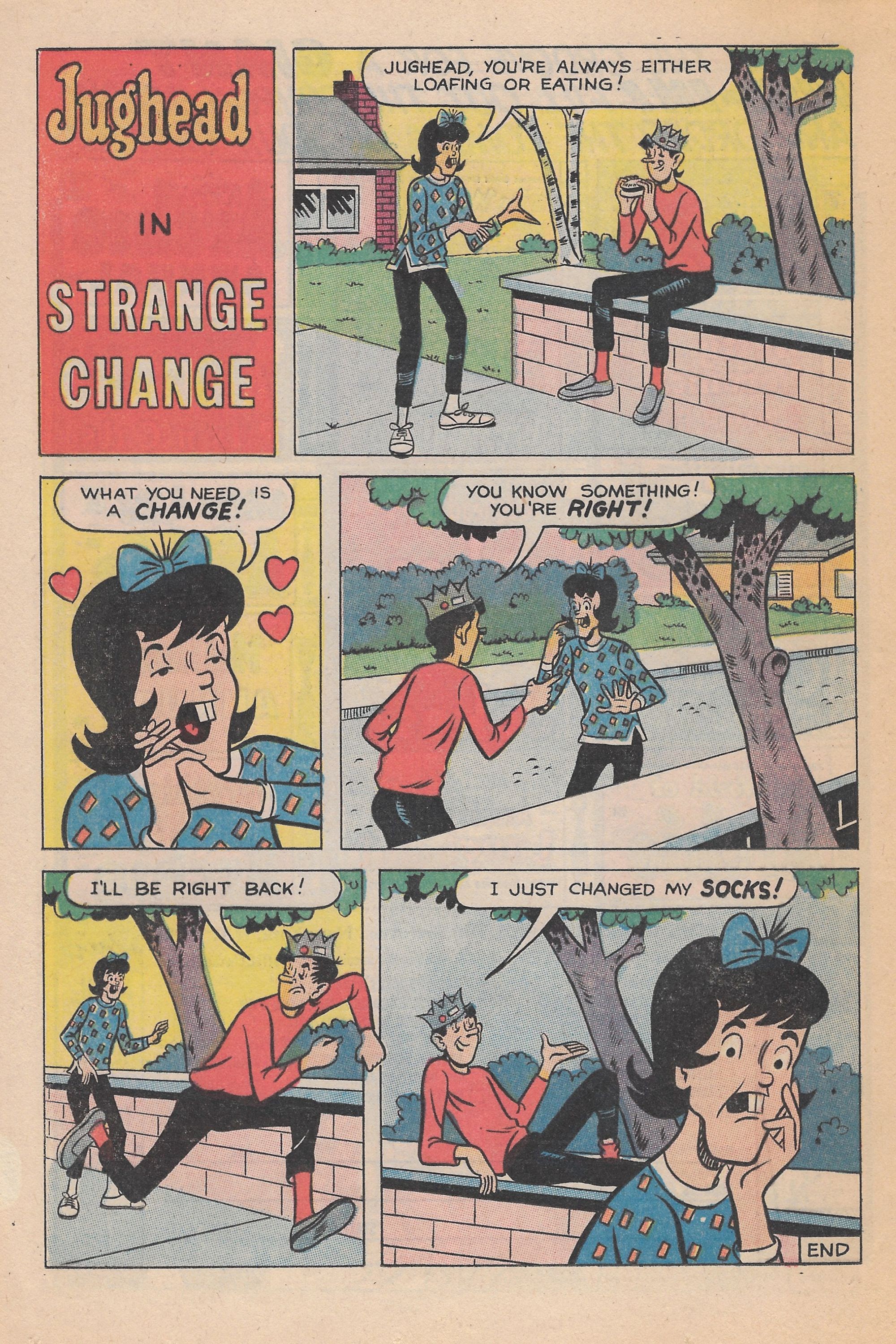 Read online Jughead's Jokes comic -  Issue #23 - 28