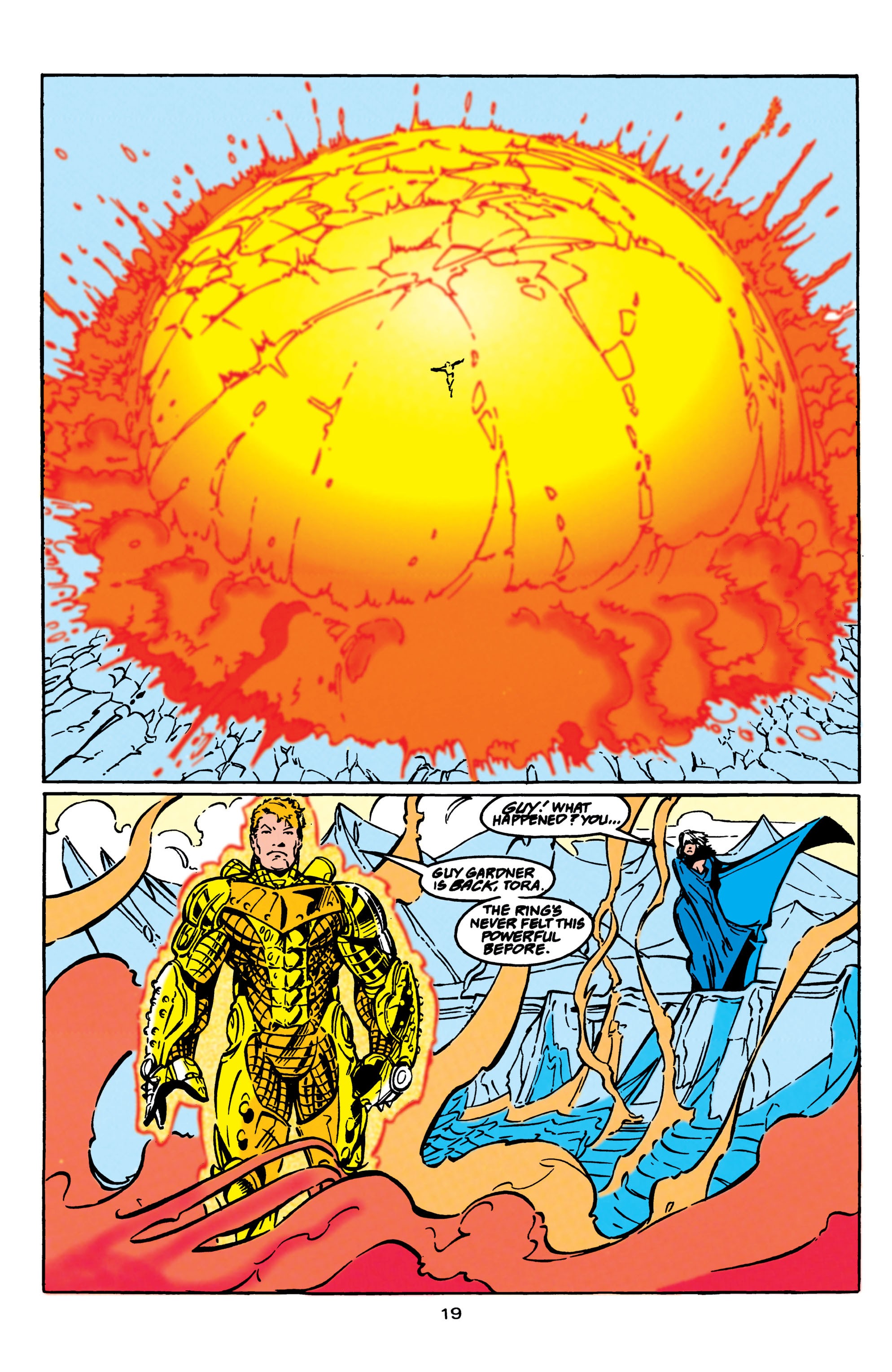 Read online Guy Gardner: Warrior comic -  Issue #19 - 19