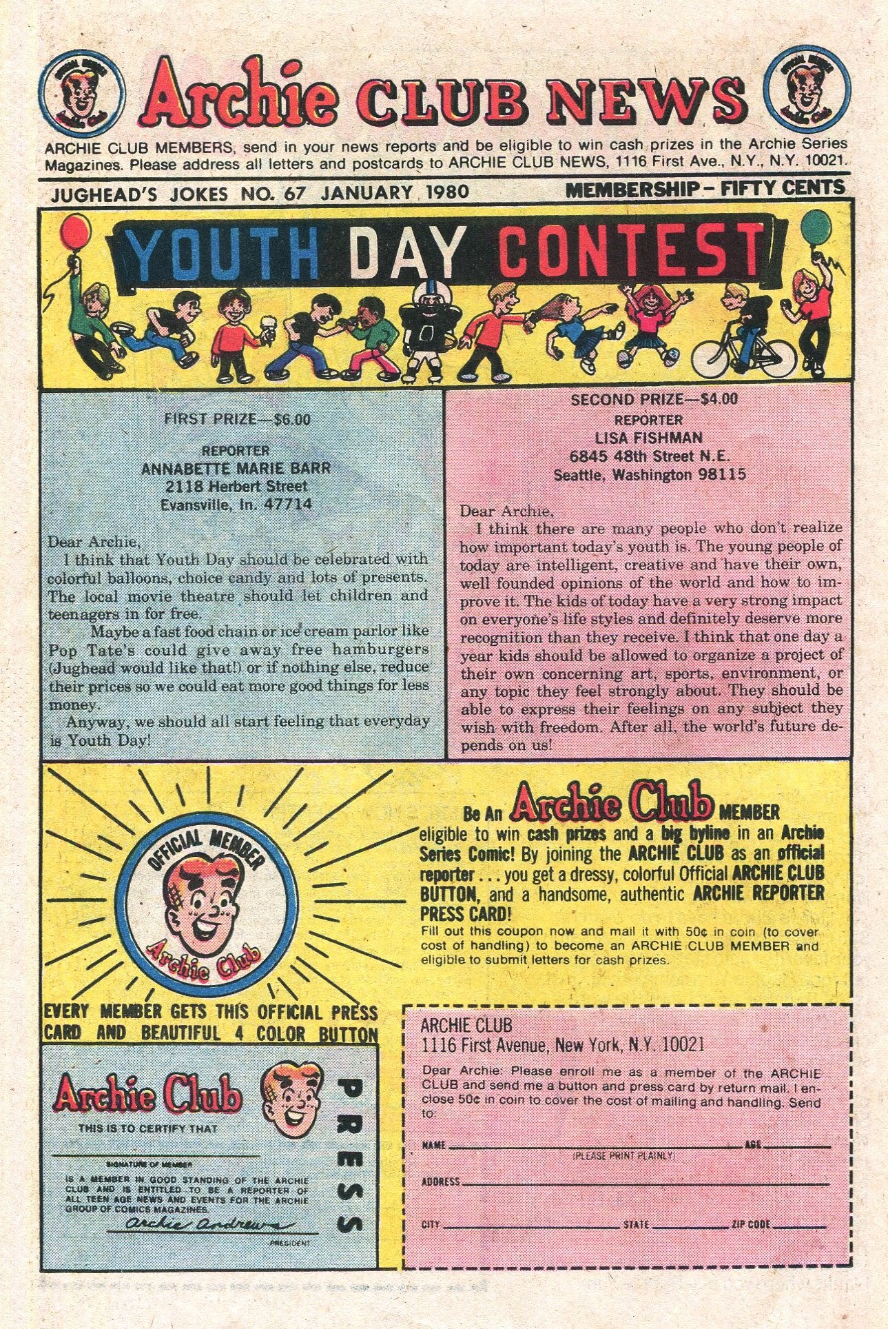 Read online Jughead's Jokes comic -  Issue #67 - 26