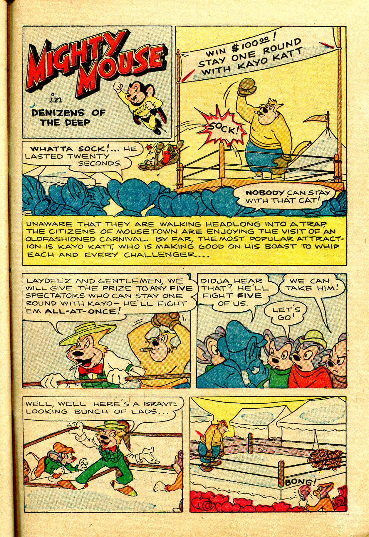 Read online Paul Terry's Mighty Mouse Comics comic -  Issue #42 - 82