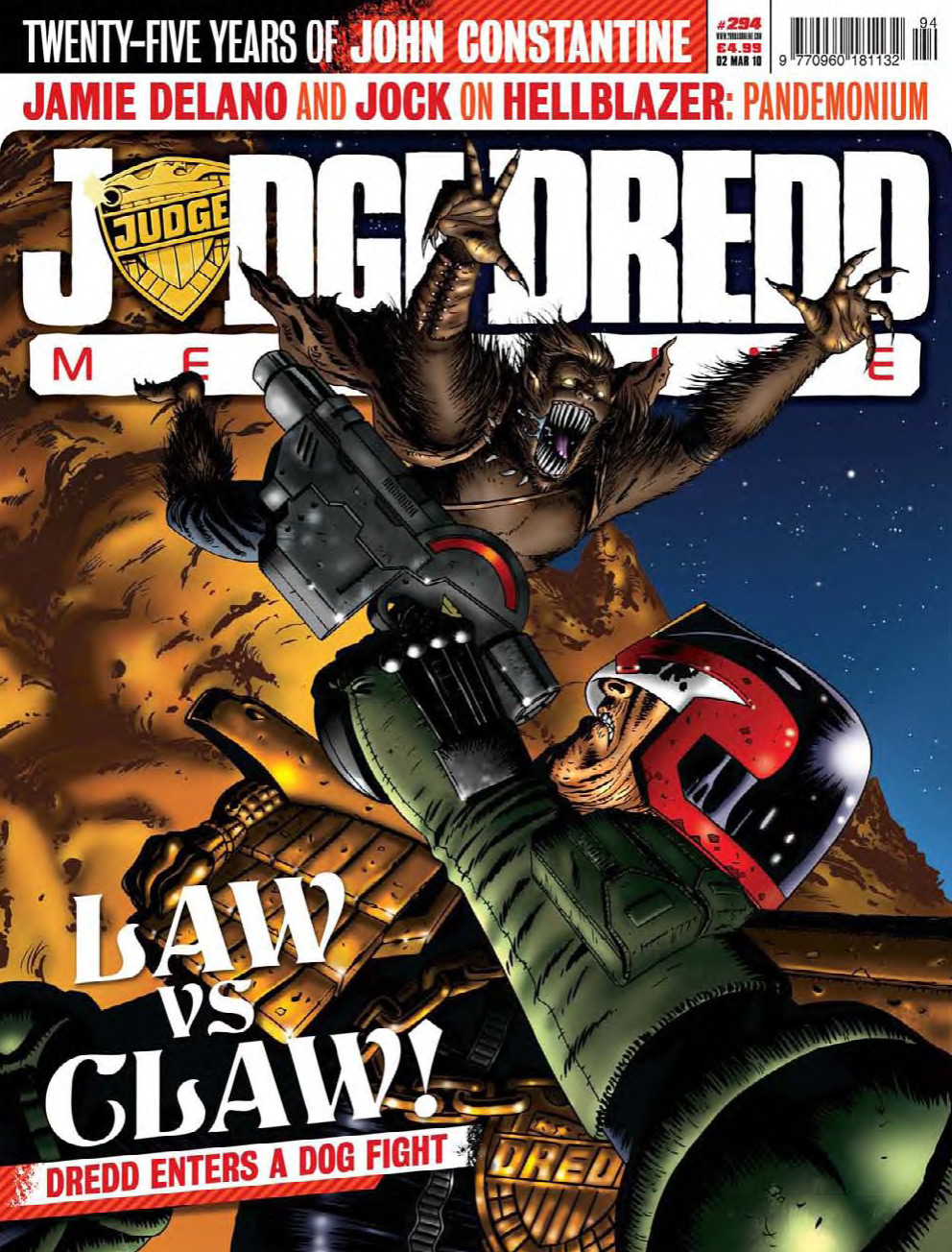 Read online Judge Dredd Megazine (Vol. 5) comic -  Issue #294 - 1