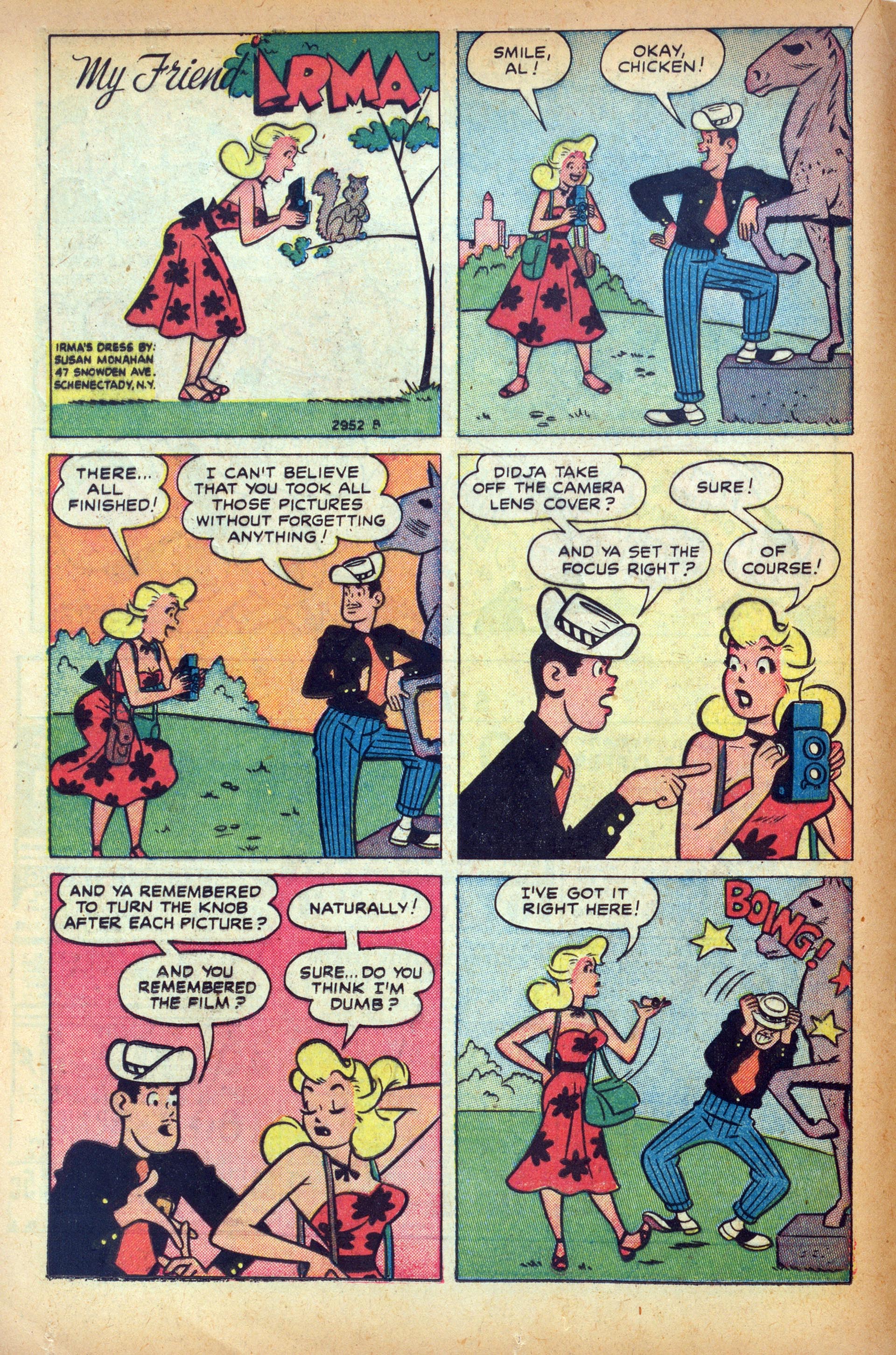 Read online My Friend Irma comic -  Issue #13 - 16