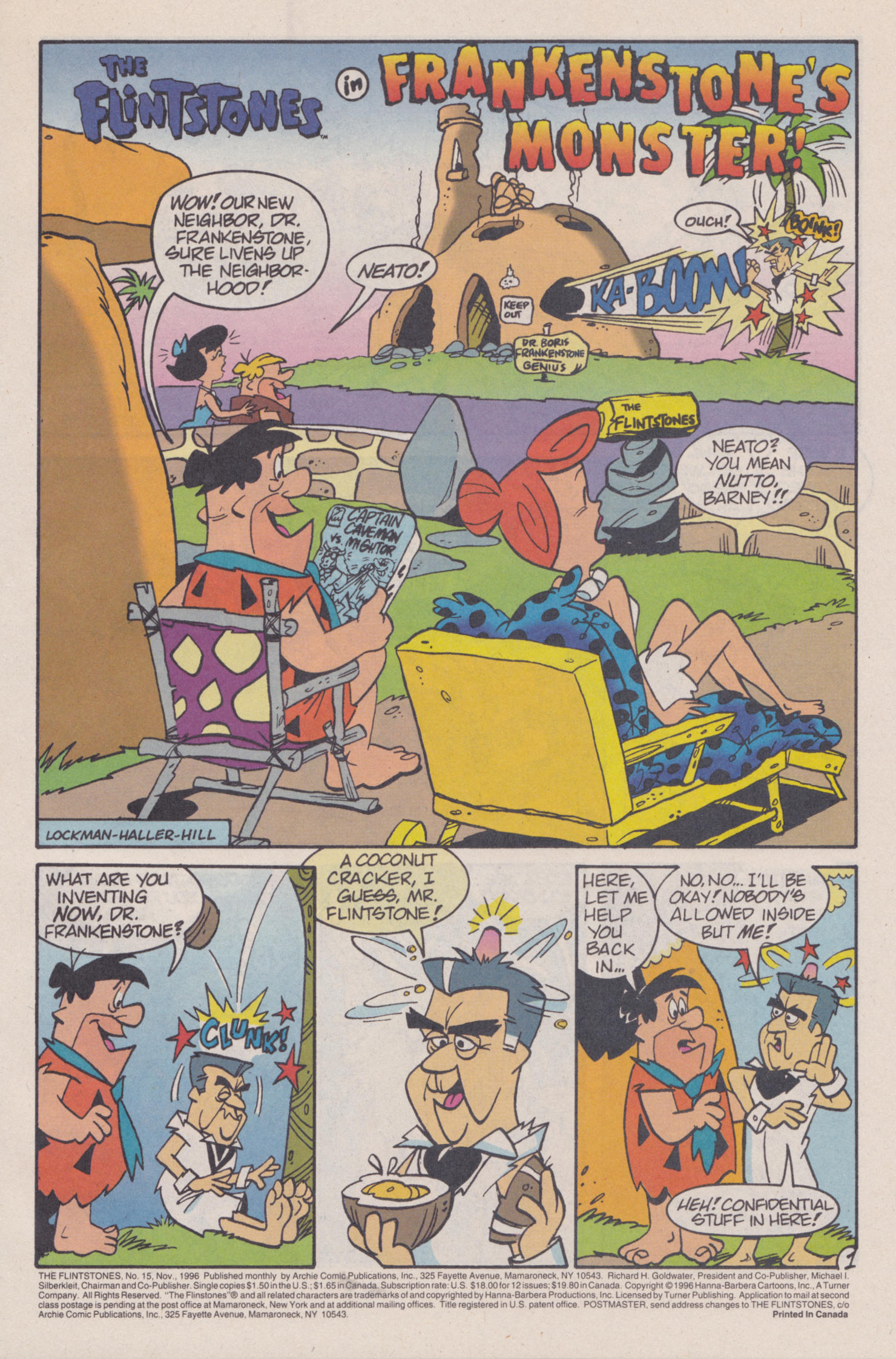 Read online The Flintstones (1992) comic -  Issue #15 - 2