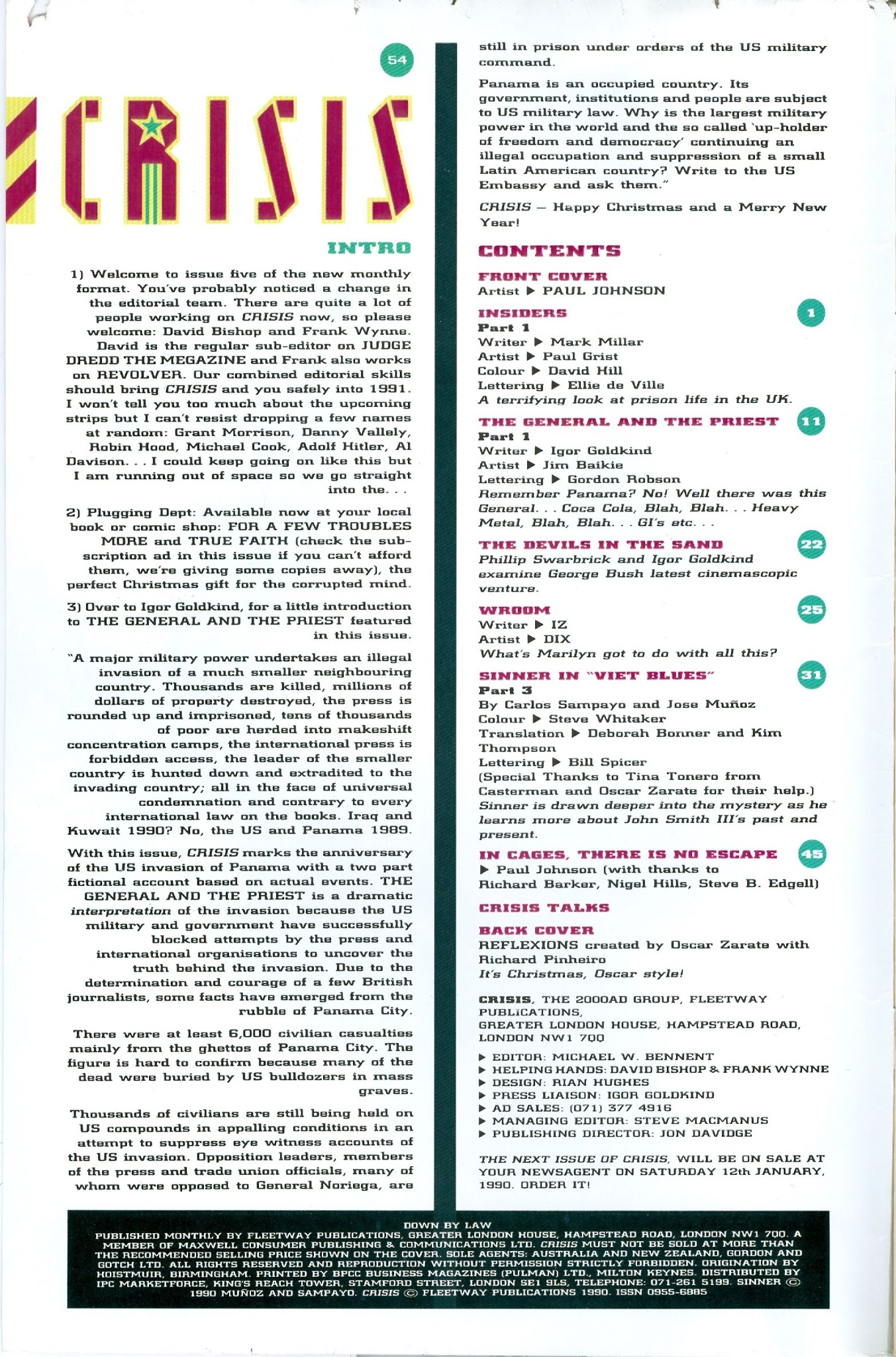 Read online Crisis comic -  Issue #54 - 2