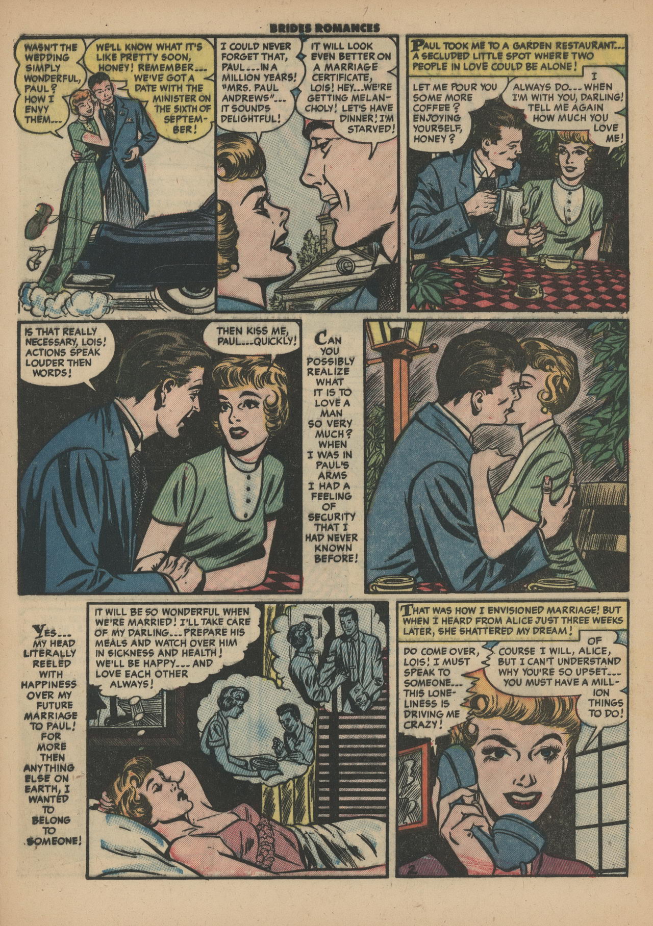 Read online Brides Romances comic -  Issue #9 - 28