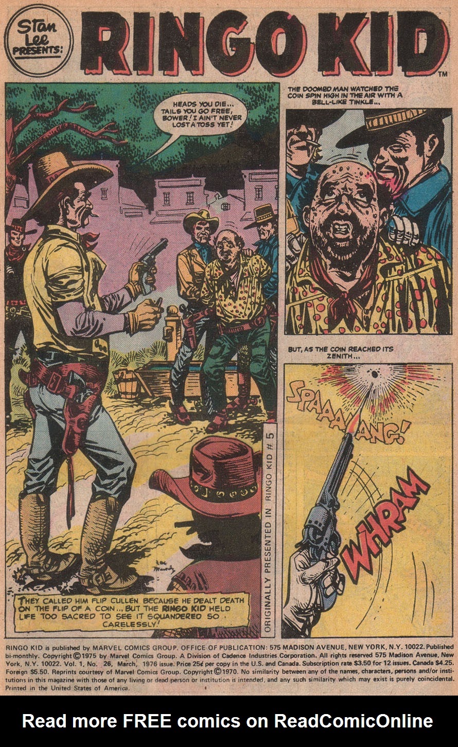 Read online Ringo Kid (1970) comic -  Issue #26 - 3