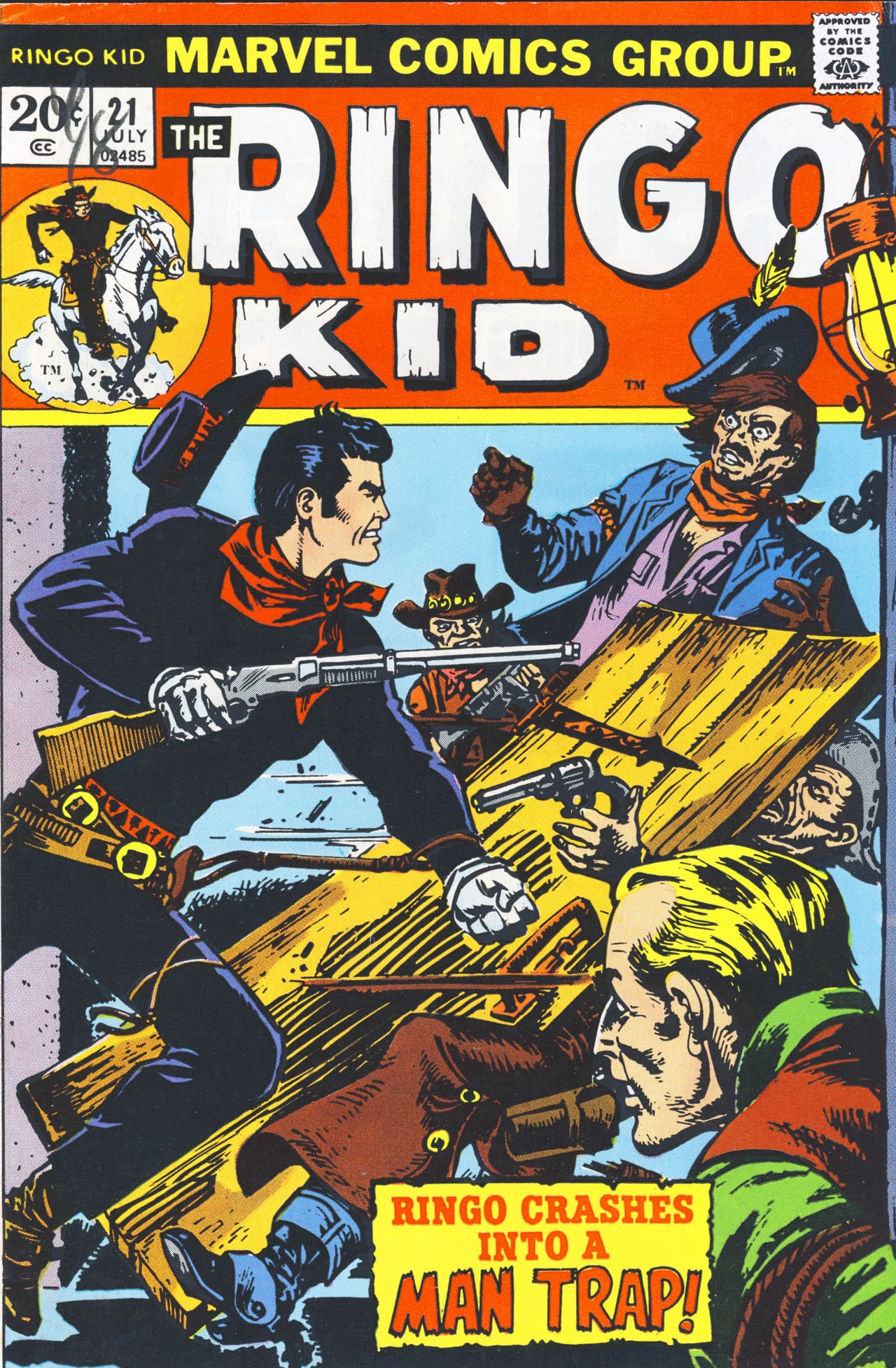 Read online Ringo Kid (1970) comic -  Issue #21 - 1