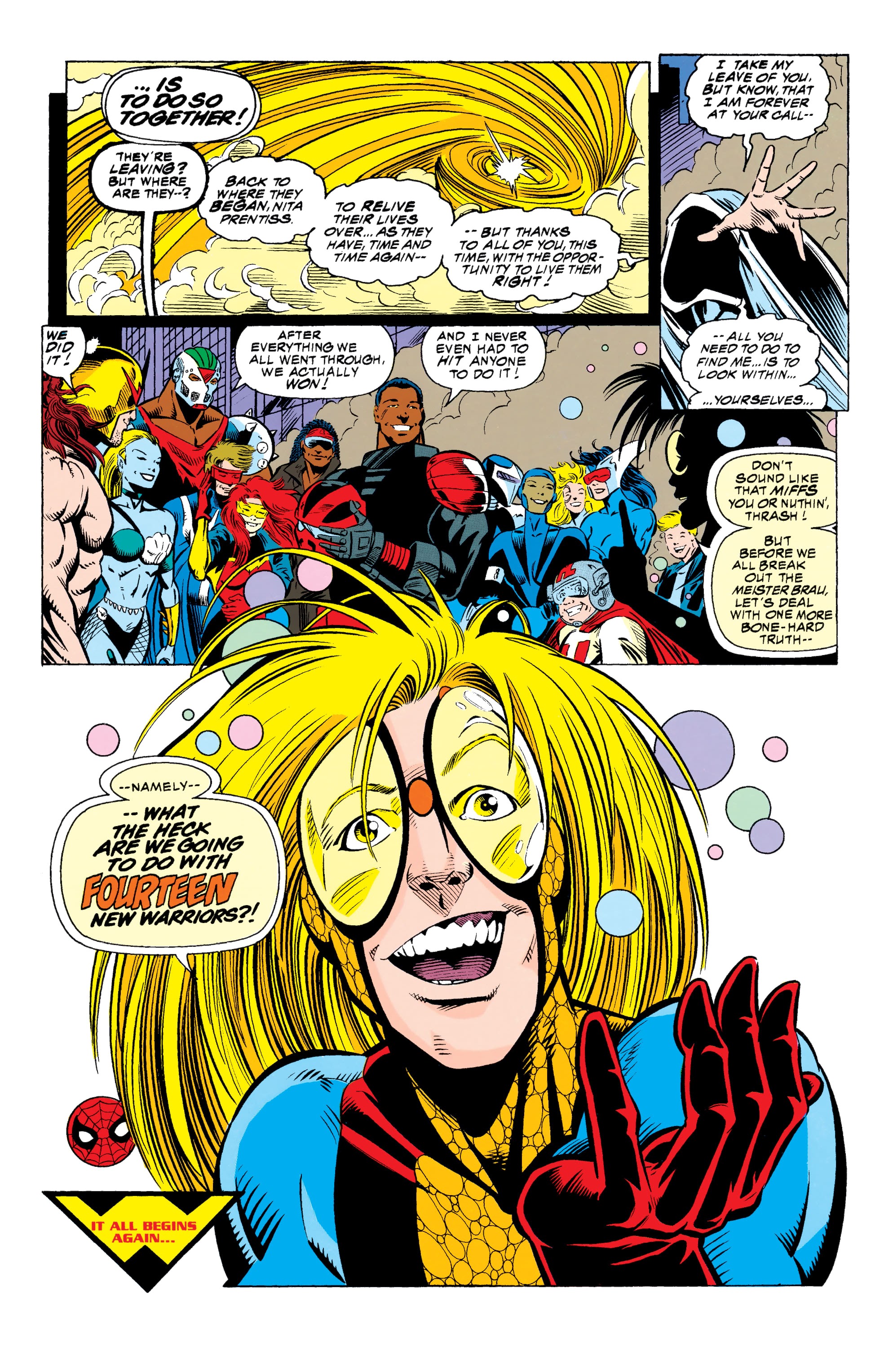 Read online The New Warriors comic -  Issue #50 - 37