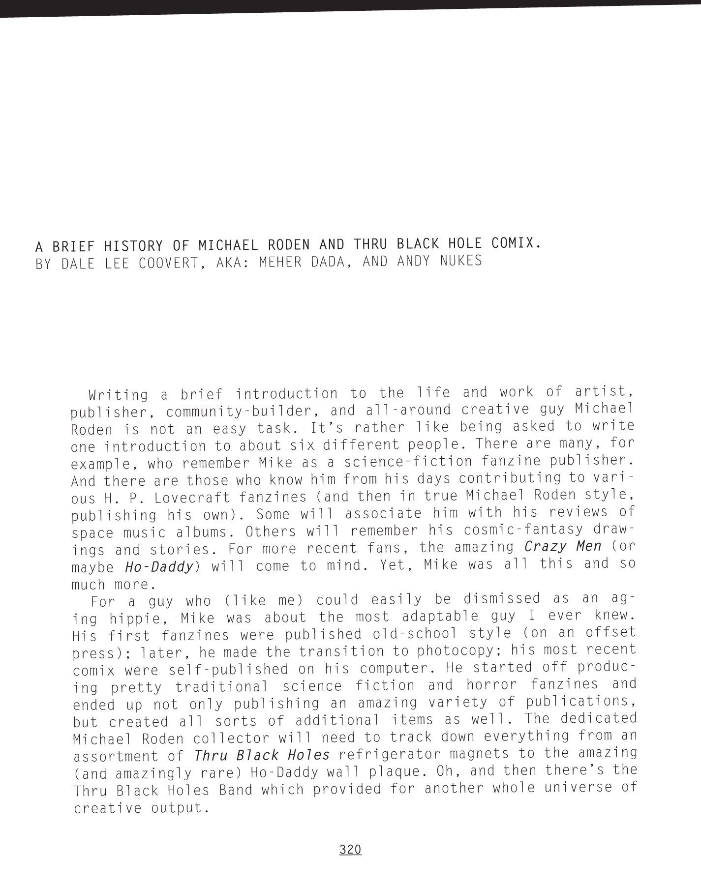 Read online NEWAVE! The Underground Mini Comix of the 1980's comic -  Issue # TPB (Part 4) - 7