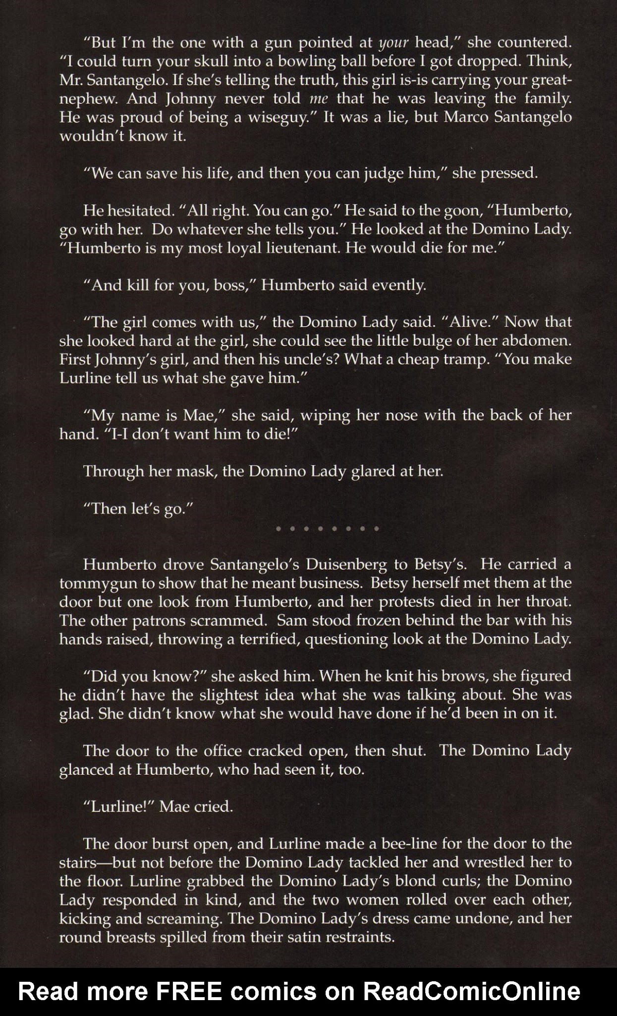 Read online Domino Lady Noir comic -  Issue # Full - 22