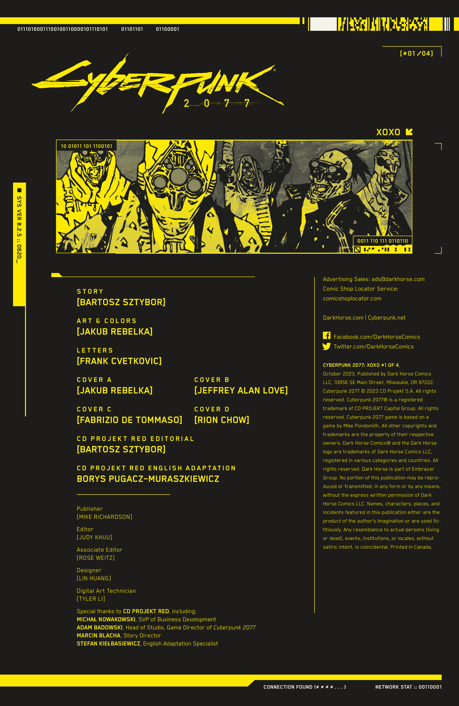 Read online Cyberpunk 2077: XOXO comic -  Issue #1 - 2