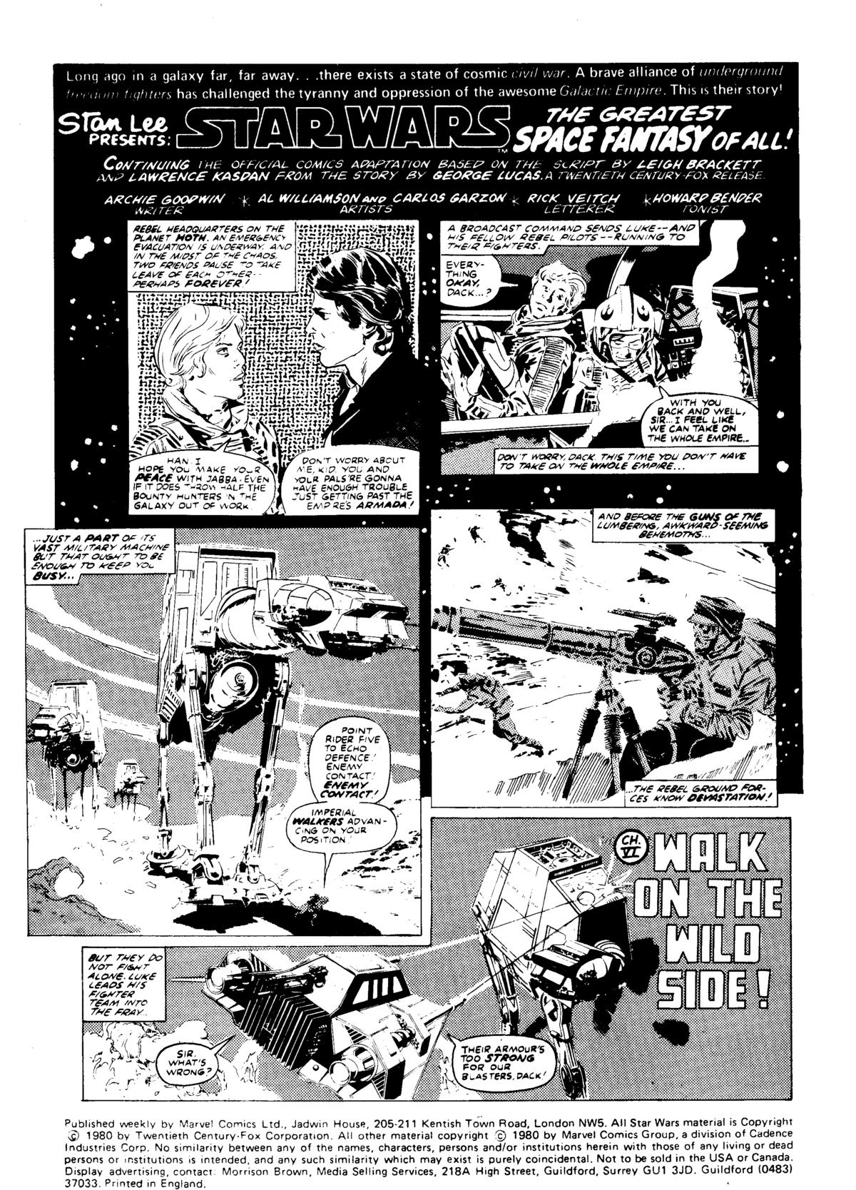 Read online Star Wars Weekly: The Empire Strikes Back comic -  Issue #123 - 3