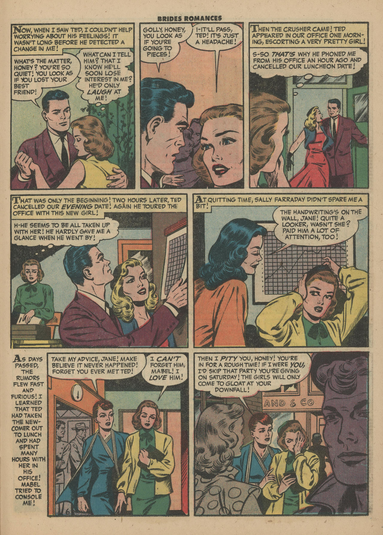 Read online Brides Romances comic -  Issue #21 - 23