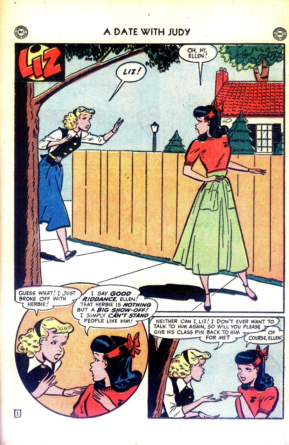 Read online A Date with Judy comic -  Issue #22 - 21