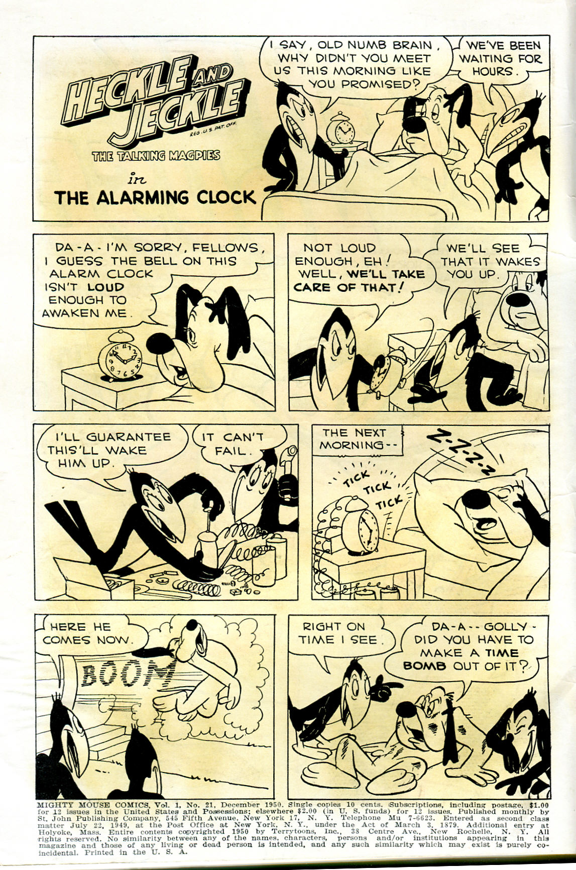 Read online Paul Terry's Mighty Mouse Comics comic -  Issue #21 - 2
