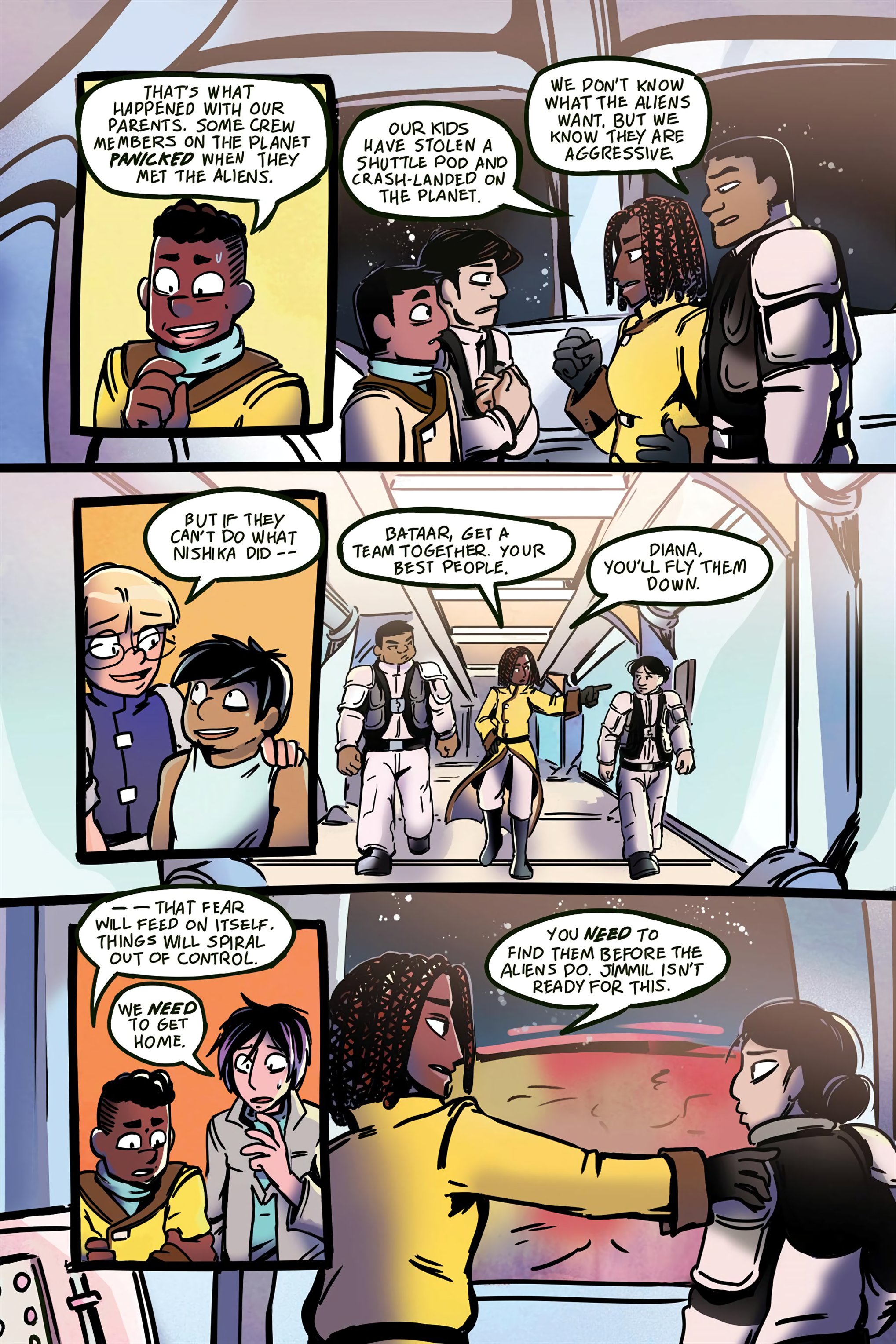 Read online Cosmic Cadets: Contact! comic -  Issue # TPB (Part 1) - 54