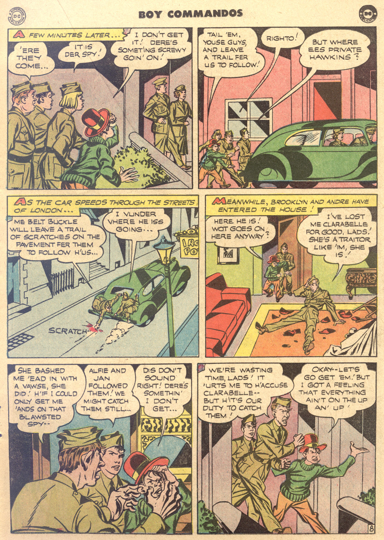 Read online Boy Commandos comic -  Issue #8 - 23