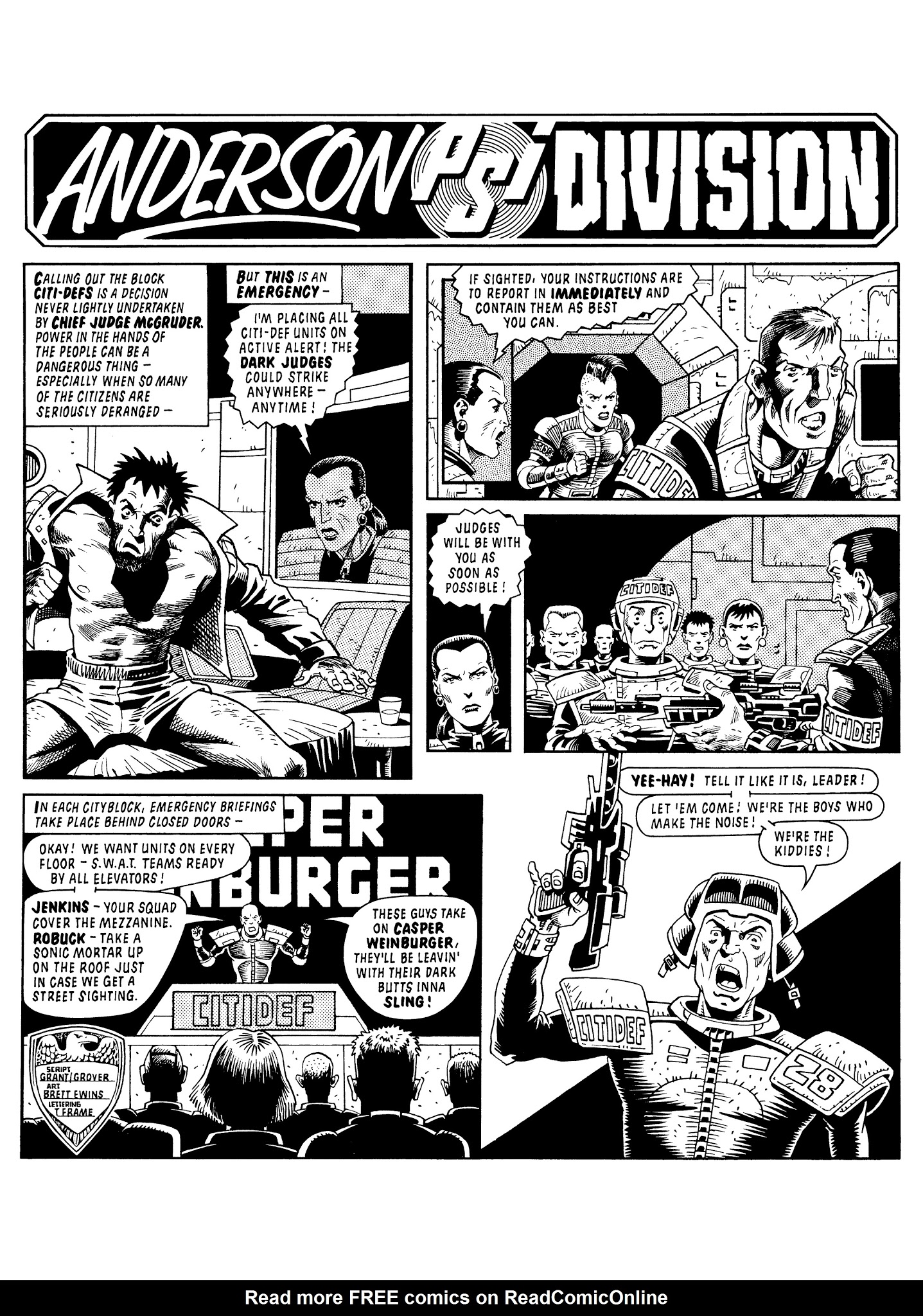 Read online Judge Anderson: The Psi Files comic -  Issue # TPB 1 - 37