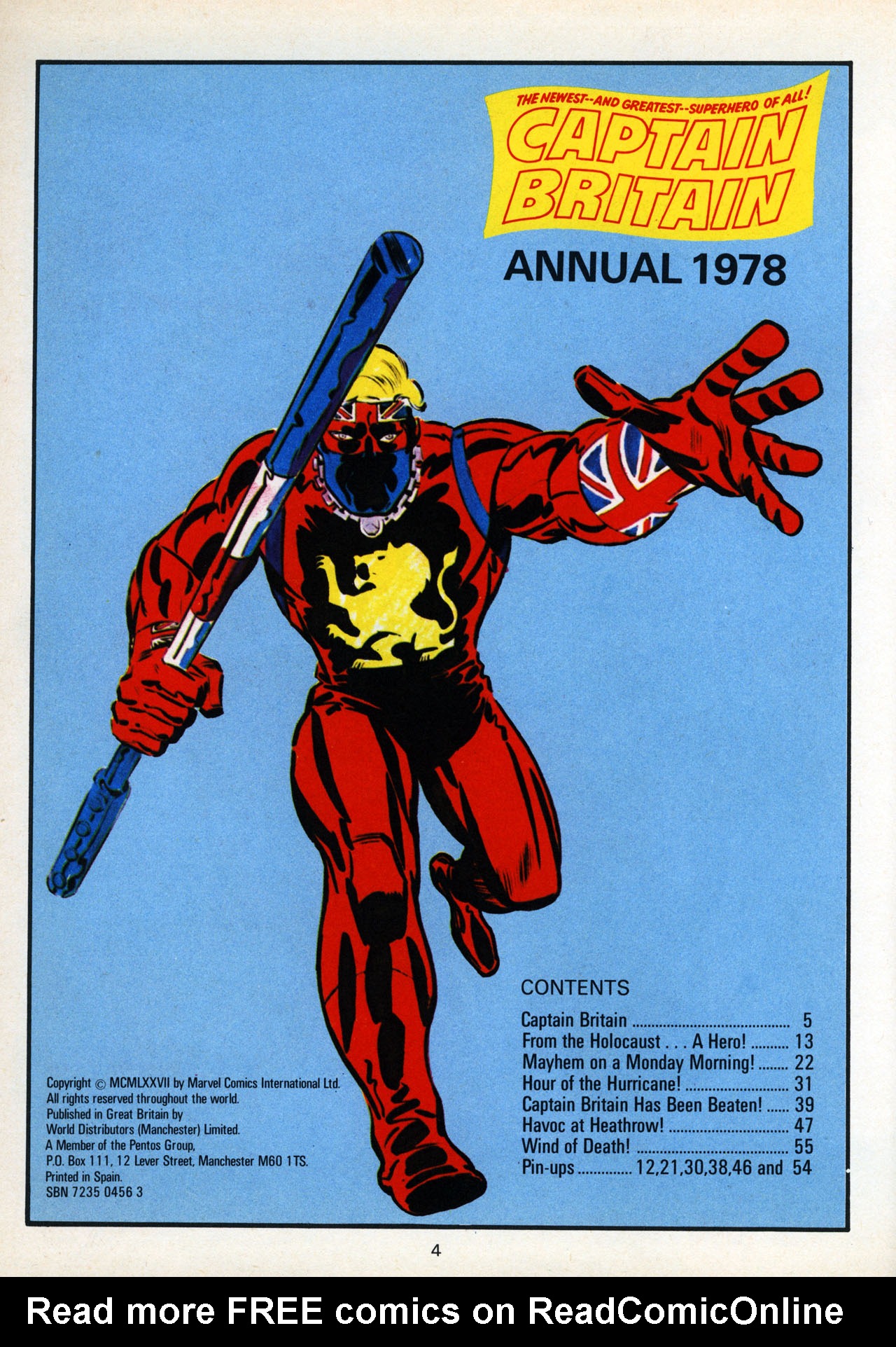 Read online Captain Britain (1976) comic -  Issue # _Annual - 3