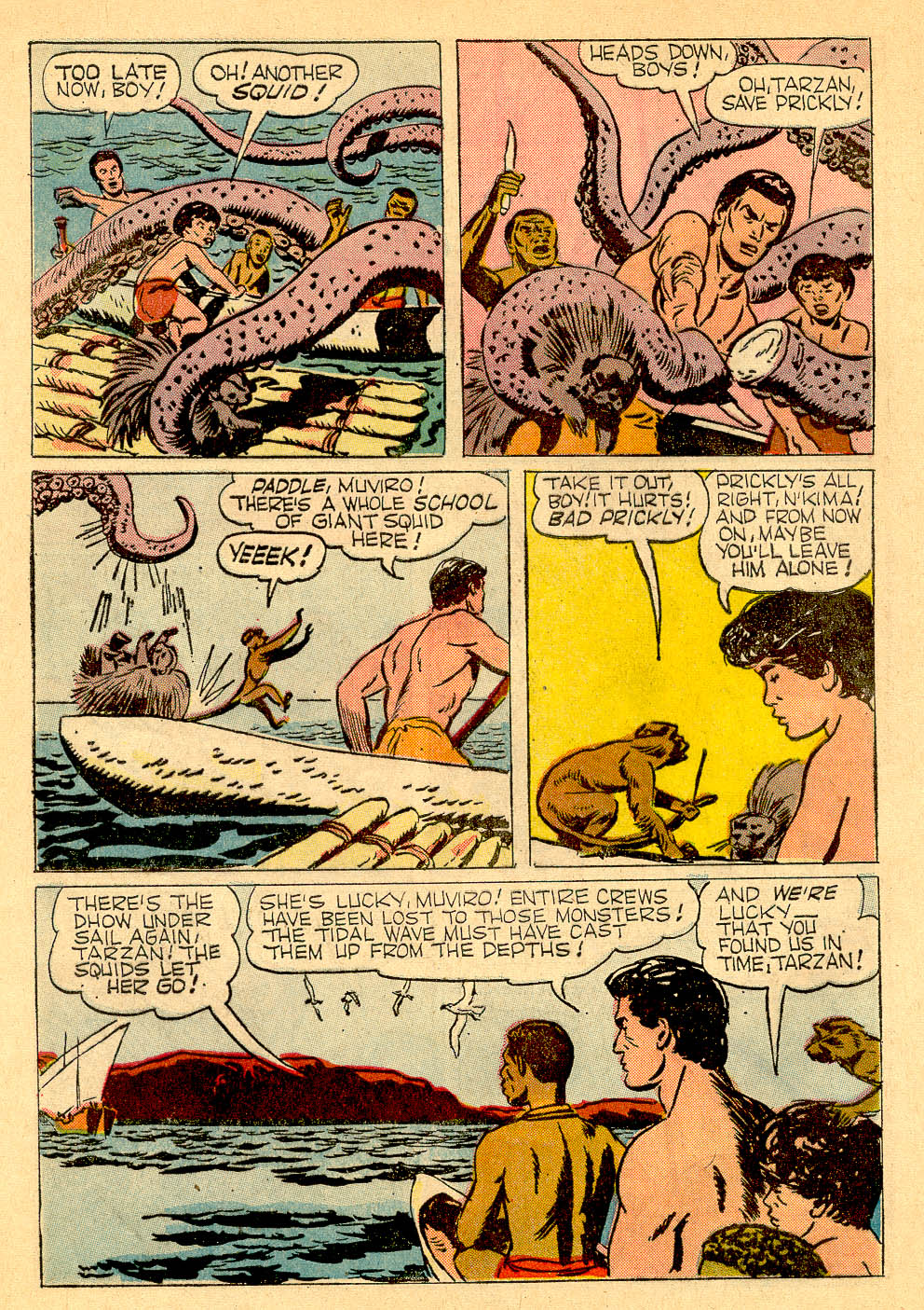 Read online Tarzan (1948) comic -  Issue #128 - 28