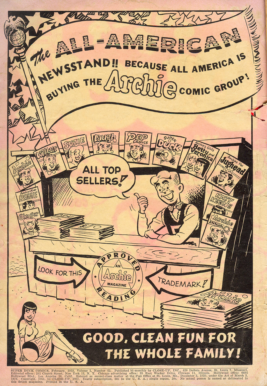 Read online Super Duck Comics comic -  Issue #42 - 2