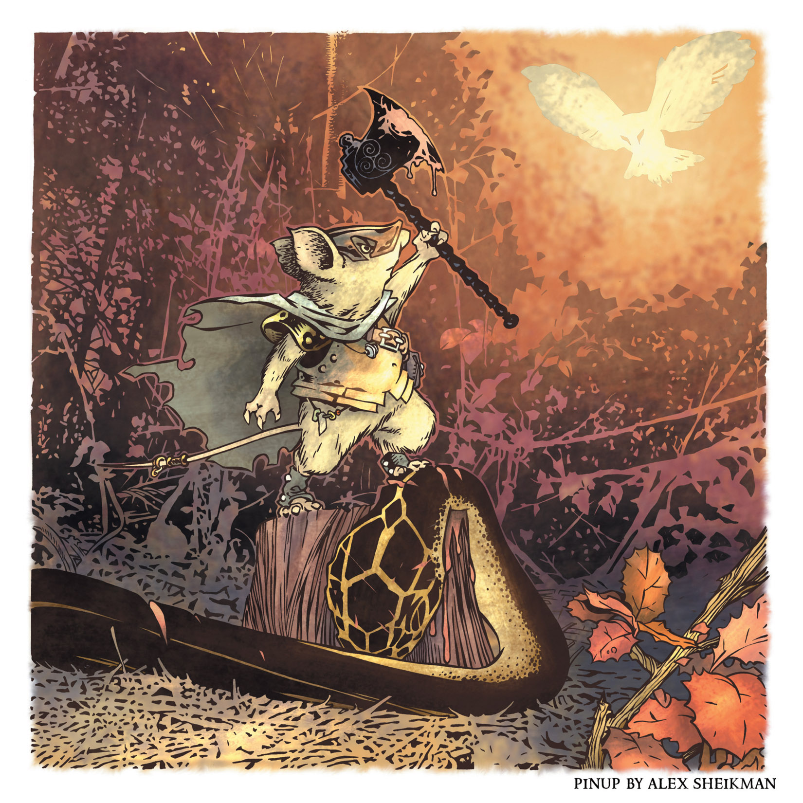Read online Mouse Guard: The Black Axe comic -  Issue #1 - 26