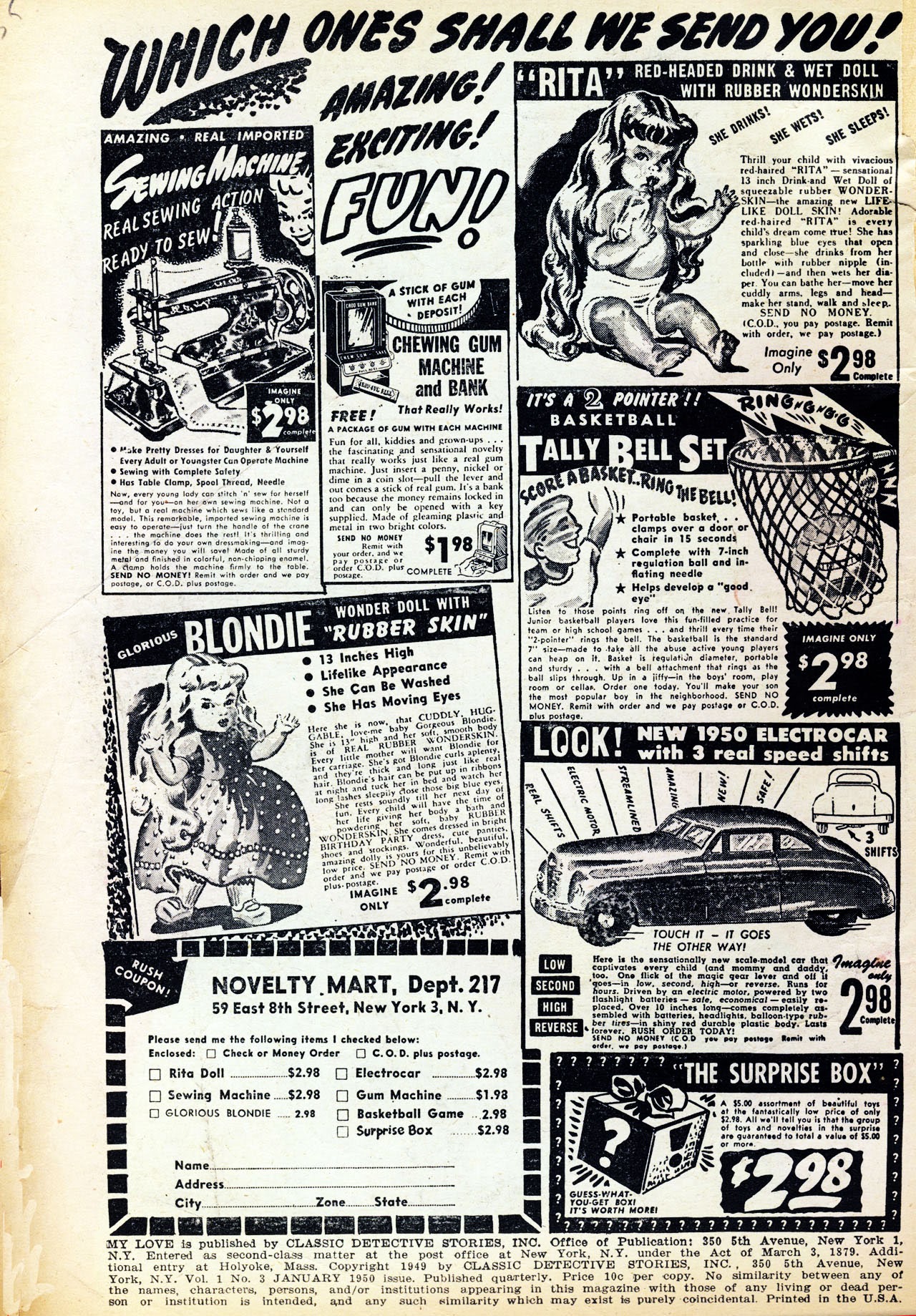 Read online My Love (1949) comic -  Issue #3 - 2
