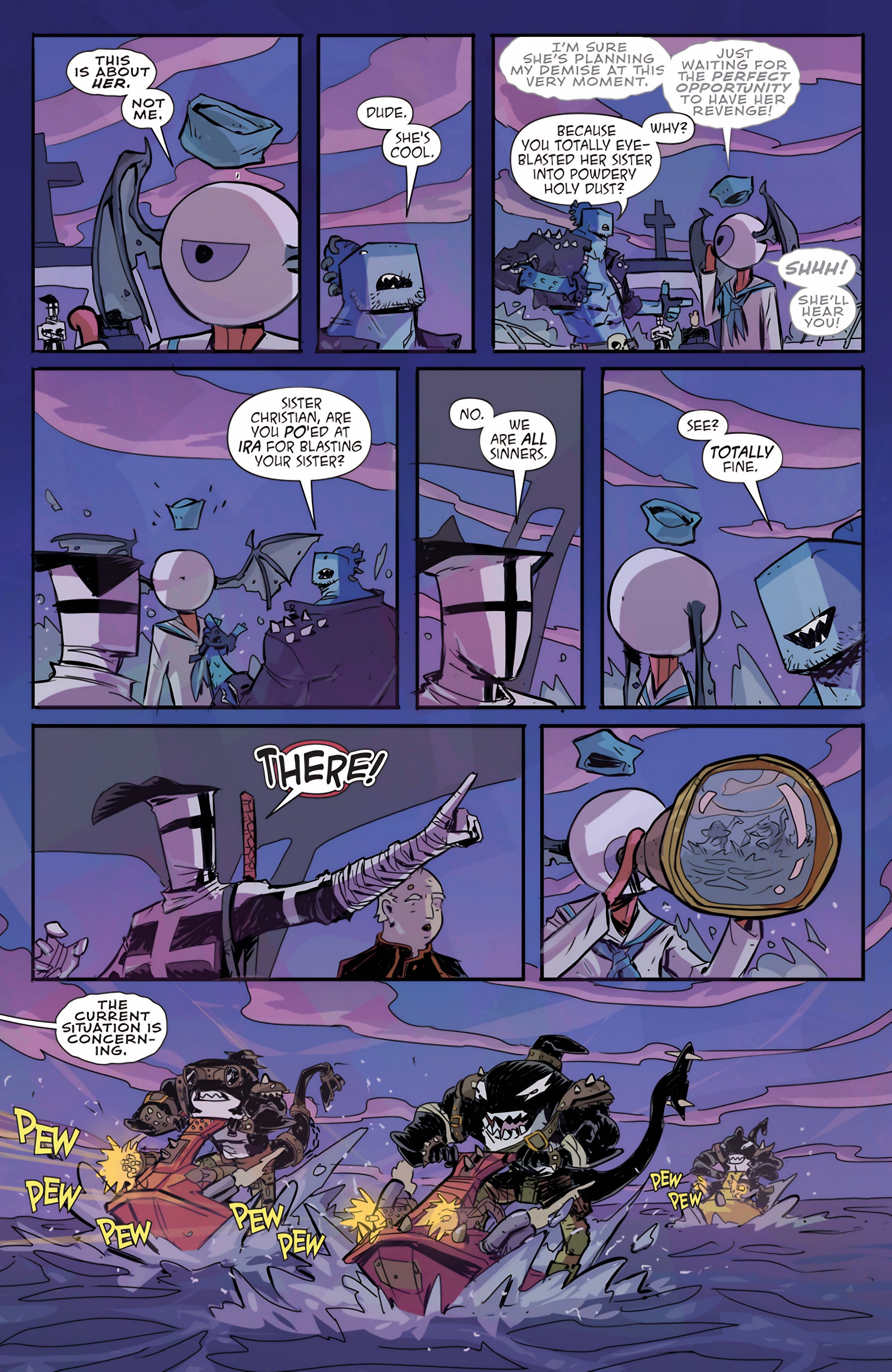 Read online Metalshark Bro: Assault On Hamzig Island comic -  Issue # TPB - 61