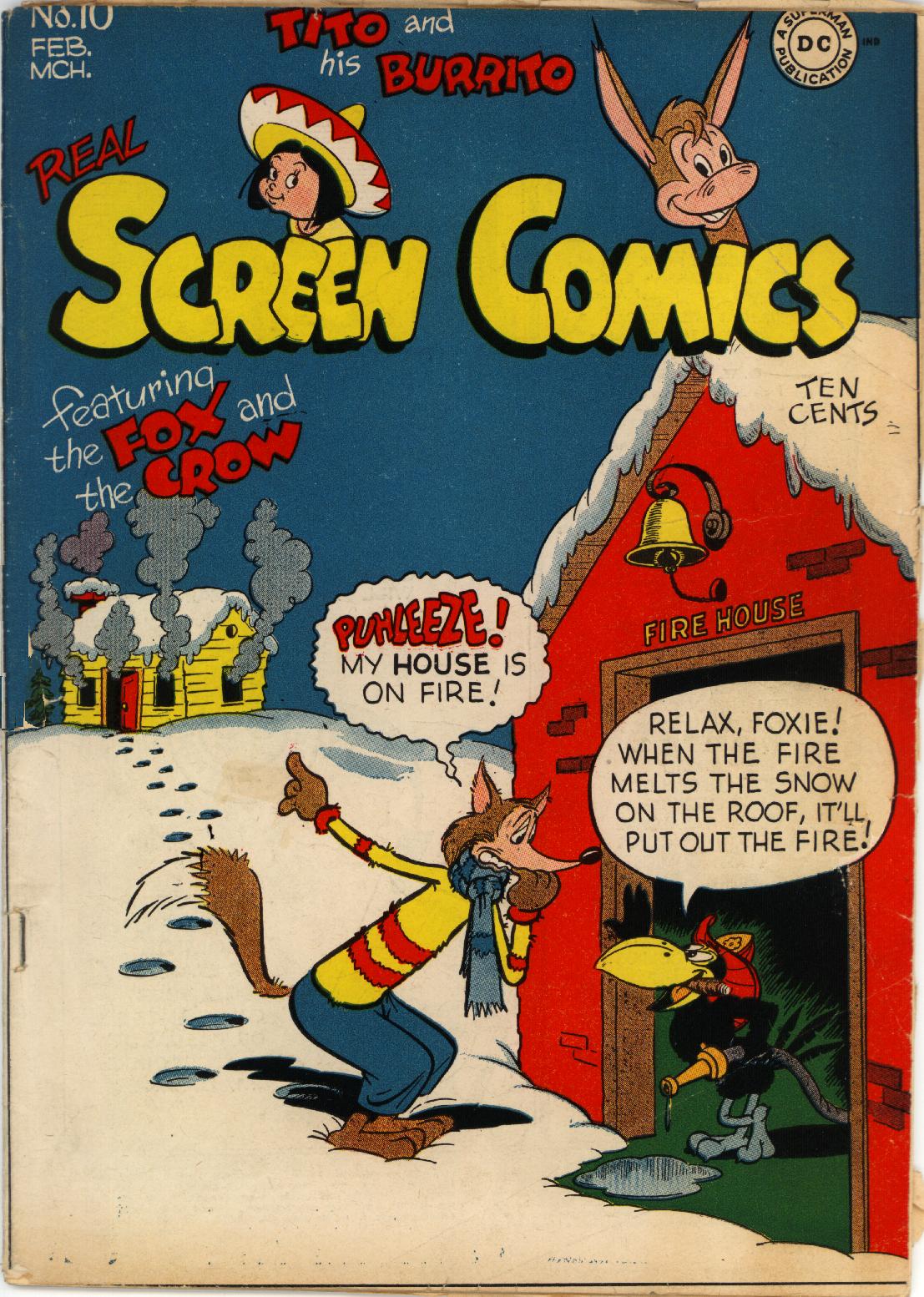 Read online Real Screen Comics comic -  Issue #10 - 1