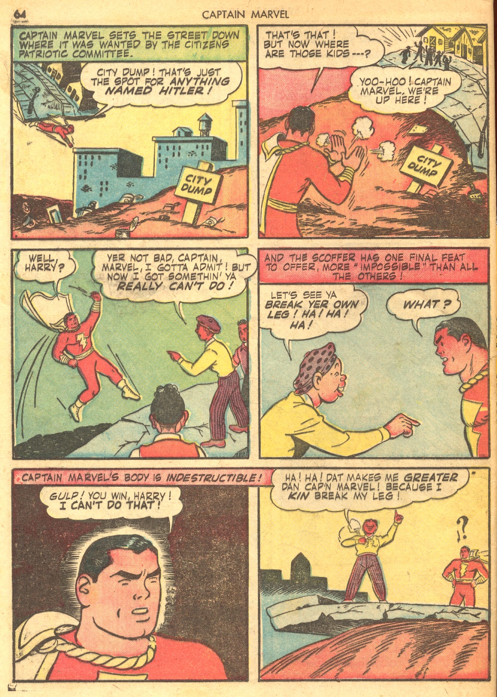 Read online Captain Marvel Adventures comic -  Issue #23 - 64