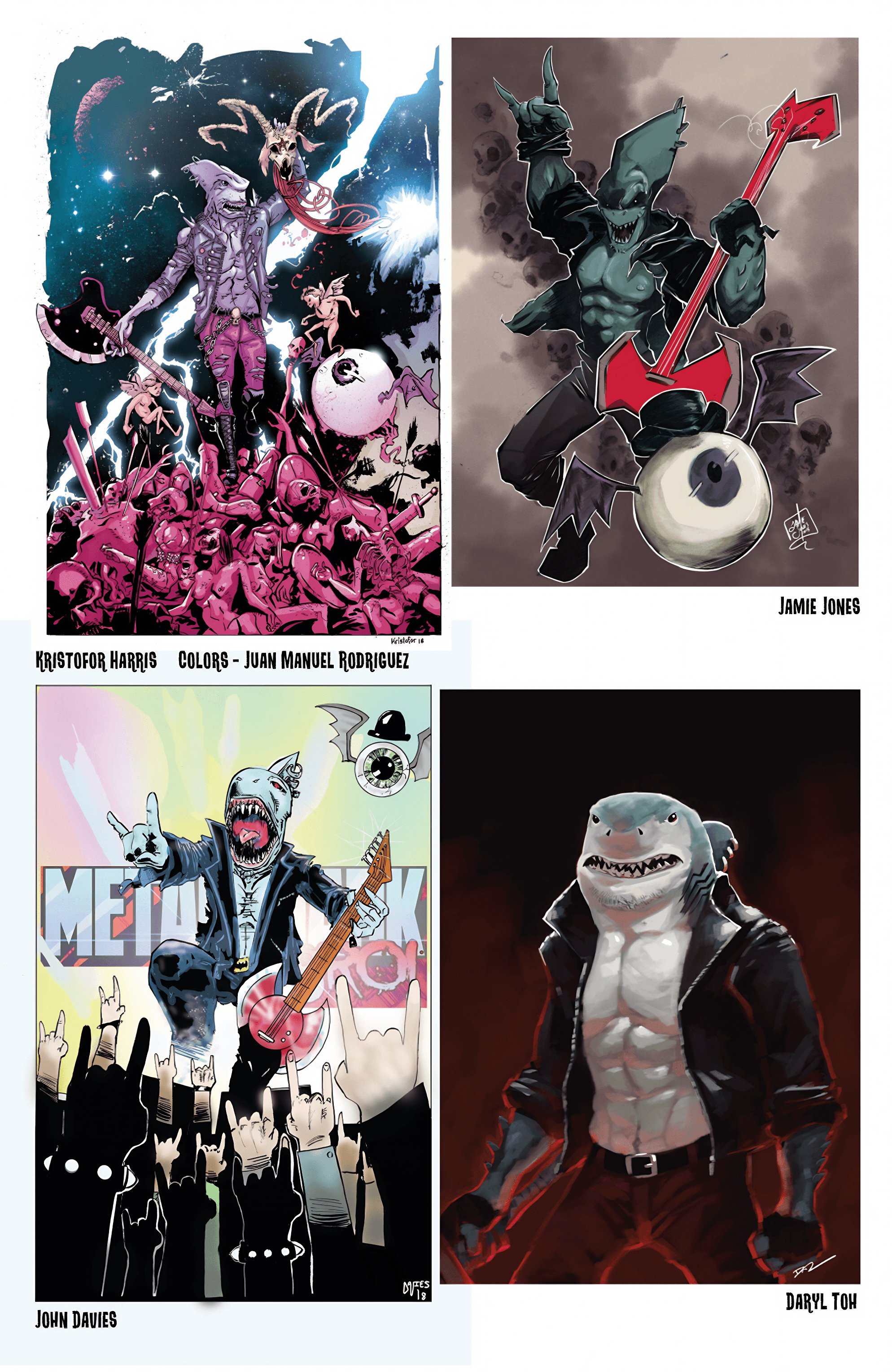 Read online Metalshark Bro: What the Fin? comic -  Issue # TPB - 94