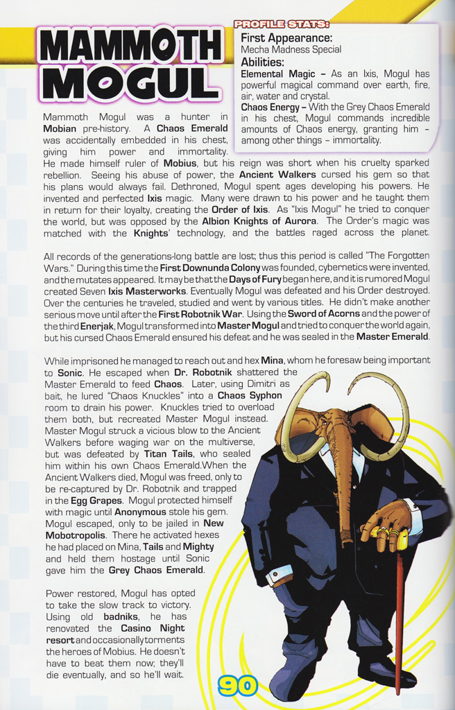 Read online Sonic the Hedgehog: The Complete Sonic Comic Encyclopedia comic -  Issue # TPB - 92