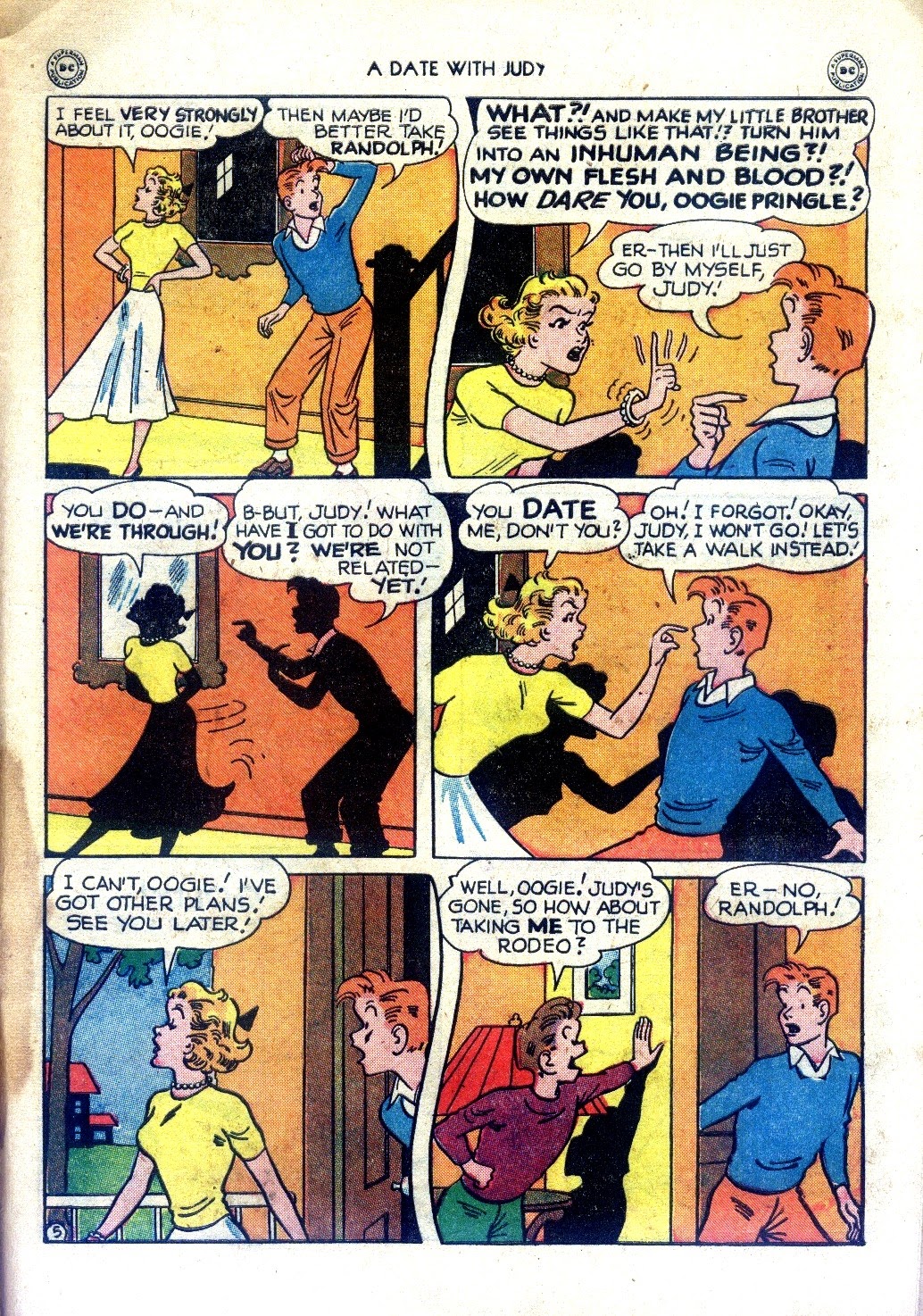 Read online A Date with Judy comic -  Issue #13 - 45