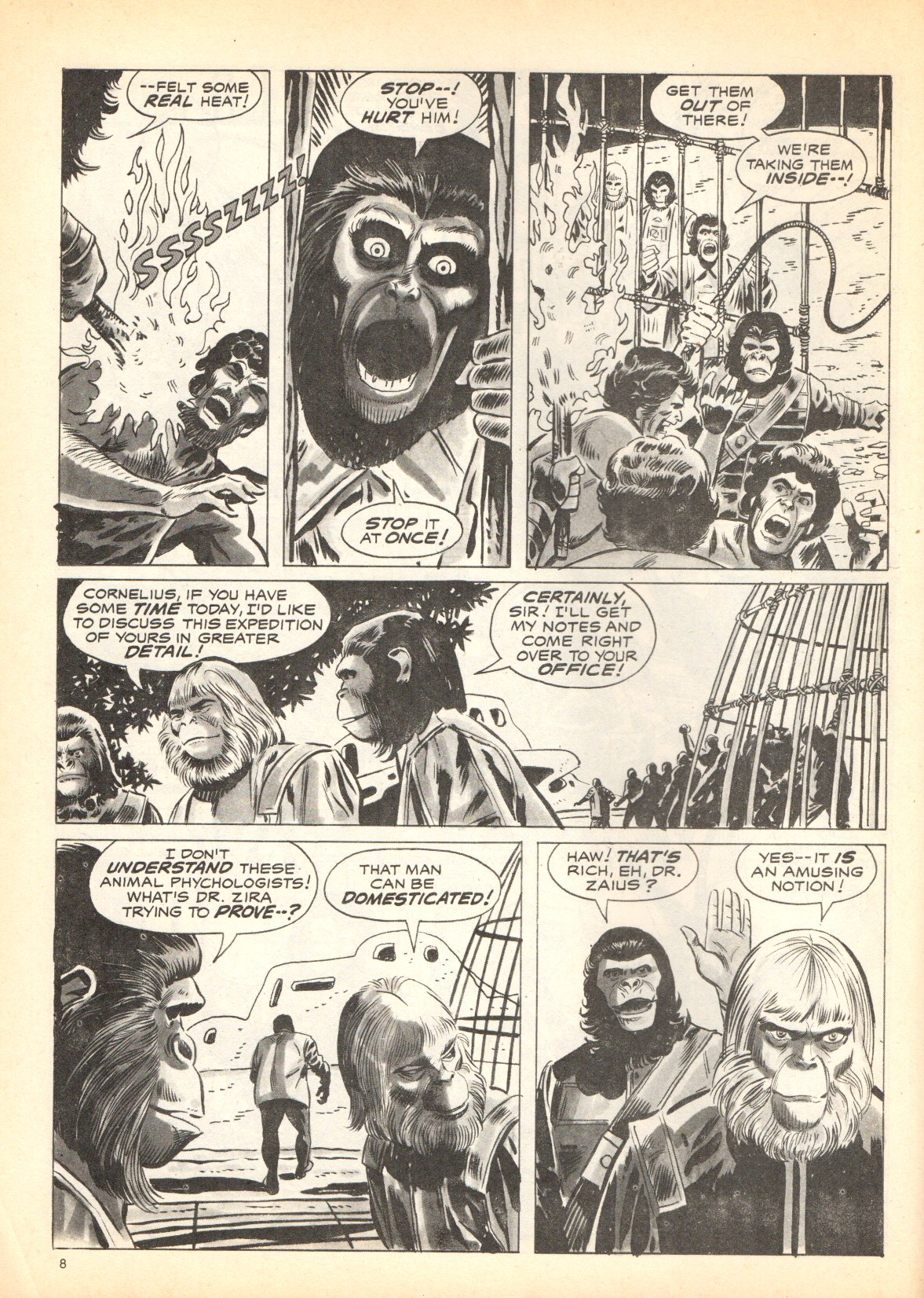 Read online Planet of the Apes (1974) comic -  Issue #3 - 8