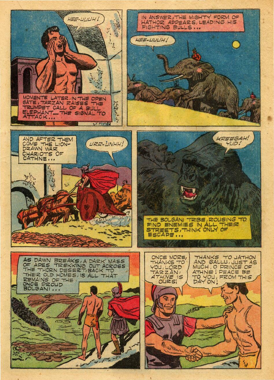 Read online Tarzan (1948) comic -  Issue #66 - 17