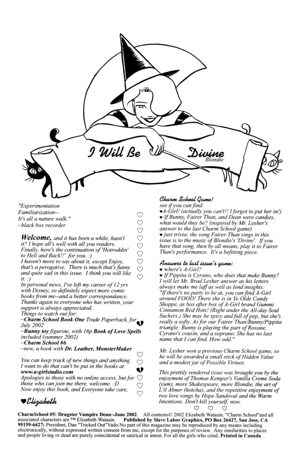 Read online Charm School: Magical Witch Girl Bunny comic -  Issue #5 - 2