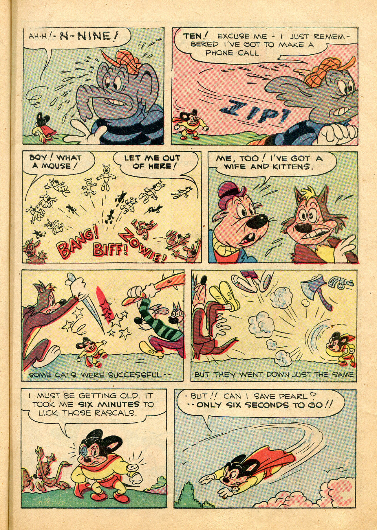 Read online Paul Terry's Mighty Mouse Comics comic -  Issue #25 - 9