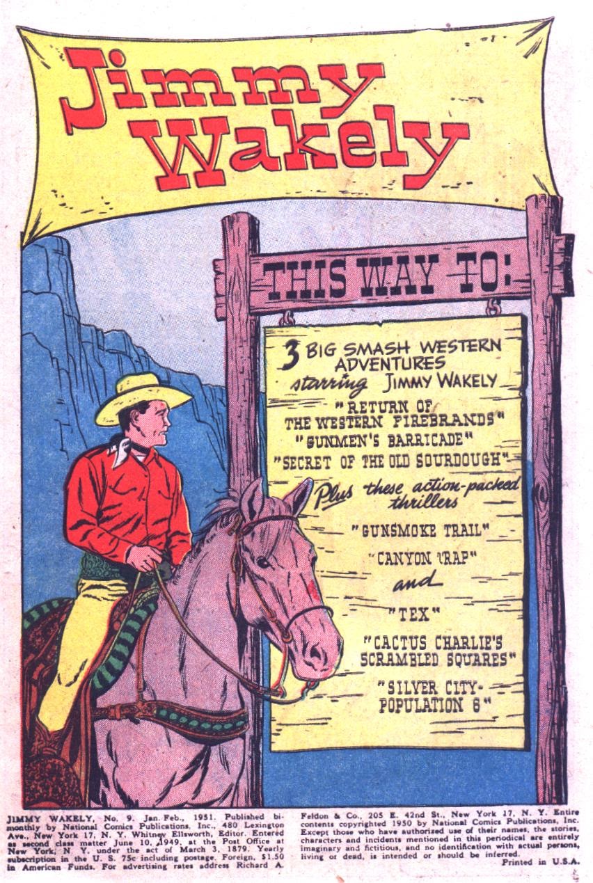 Read online Jimmy Wakely comic -  Issue #9 - 3